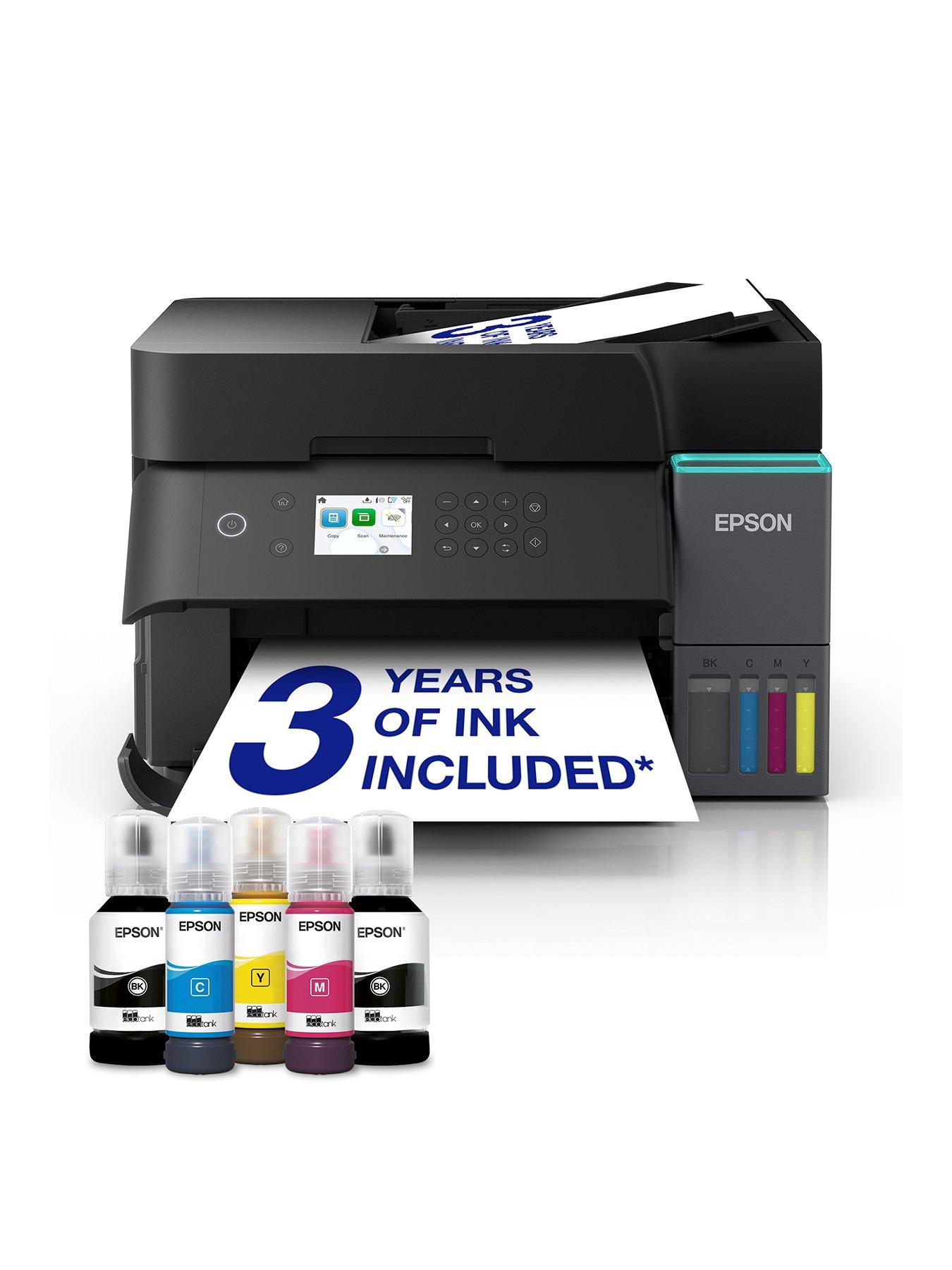 Image 1 of 7 of Epson EcoTank ET-3950 A4 Multifunction Wi-Fi Ink Tank Printer, With Up To 3 Years Of Ink Included