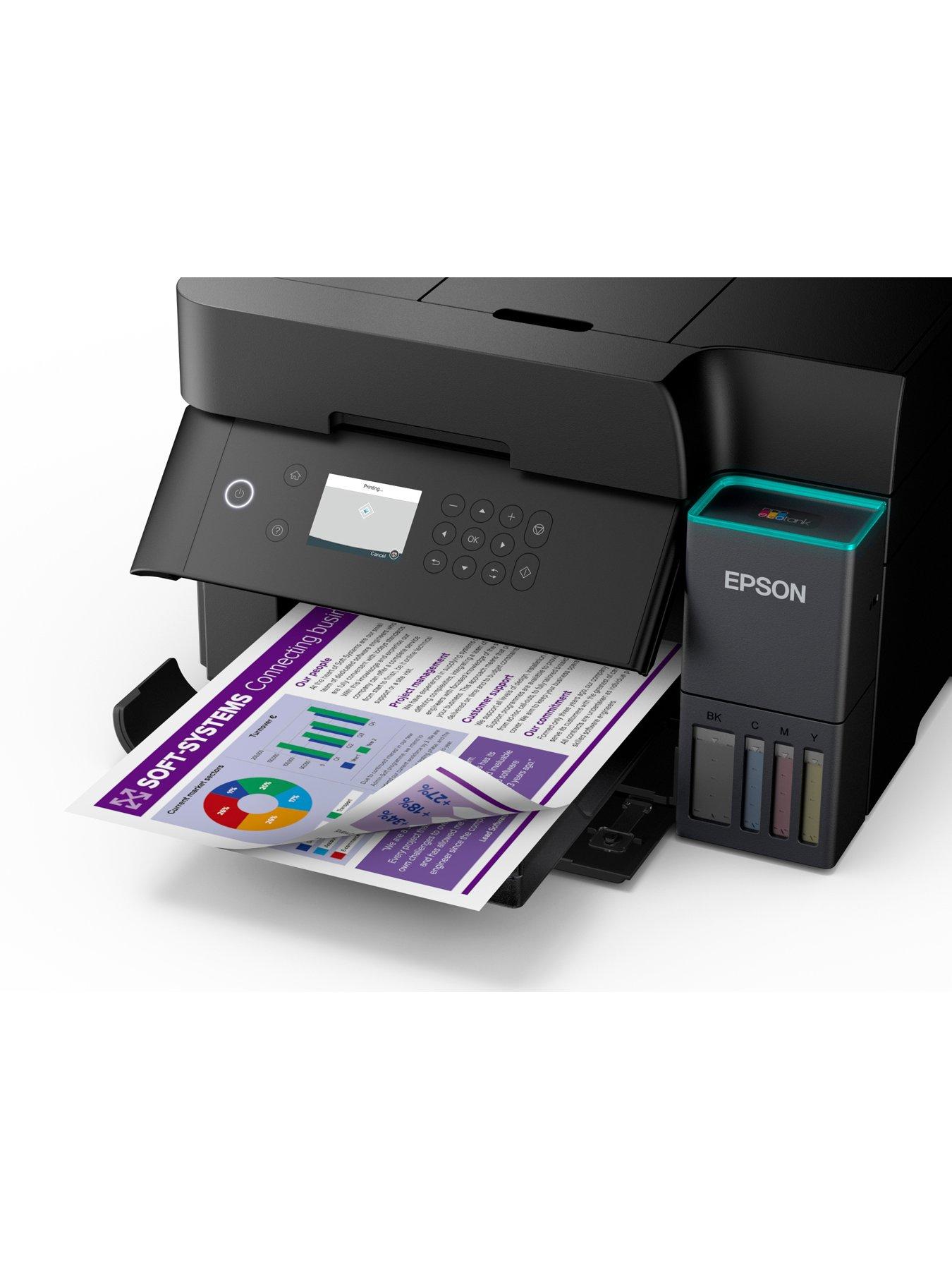 Image 3 of 7 of Epson EcoTank ET-3950 A4 Multifunction Wi-Fi Ink Tank Printer, With Up To 3 Years Of Ink Included