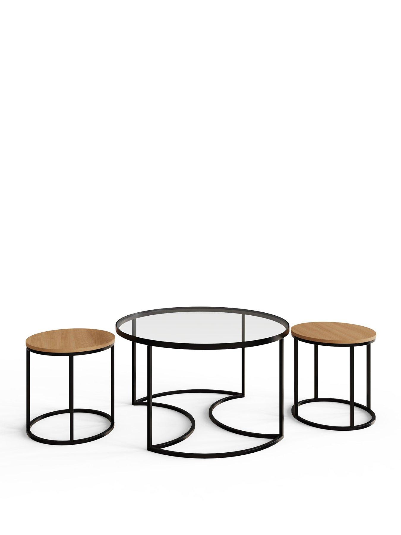 Image 2 of 7 of GFW Femi Set Of 3 Round&nbsp;Nesting Tables
