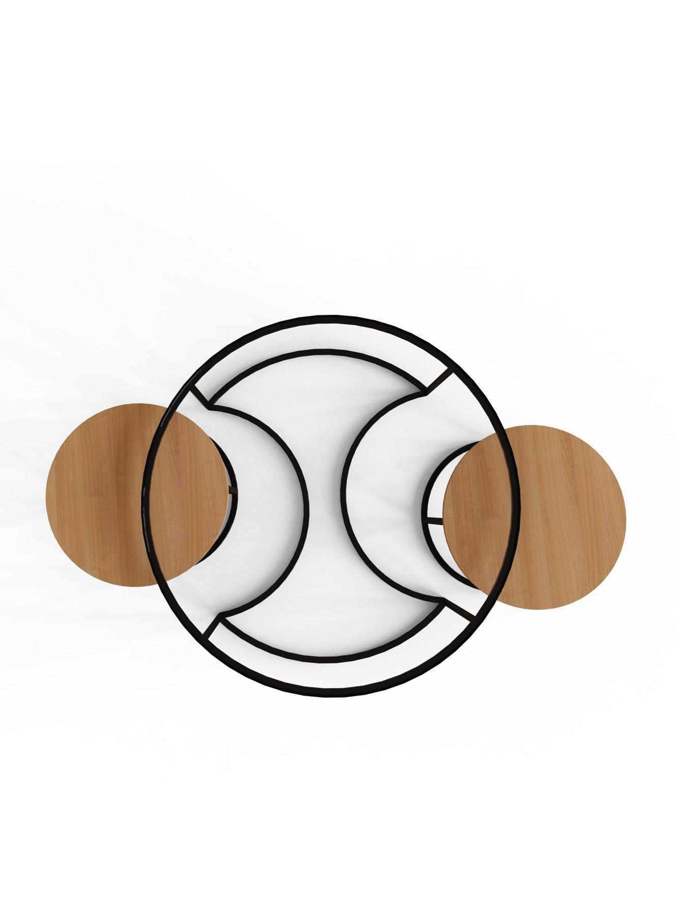 Image 6 of 7 of GFW Femi Set Of 3 Round&nbsp;Nesting Tables