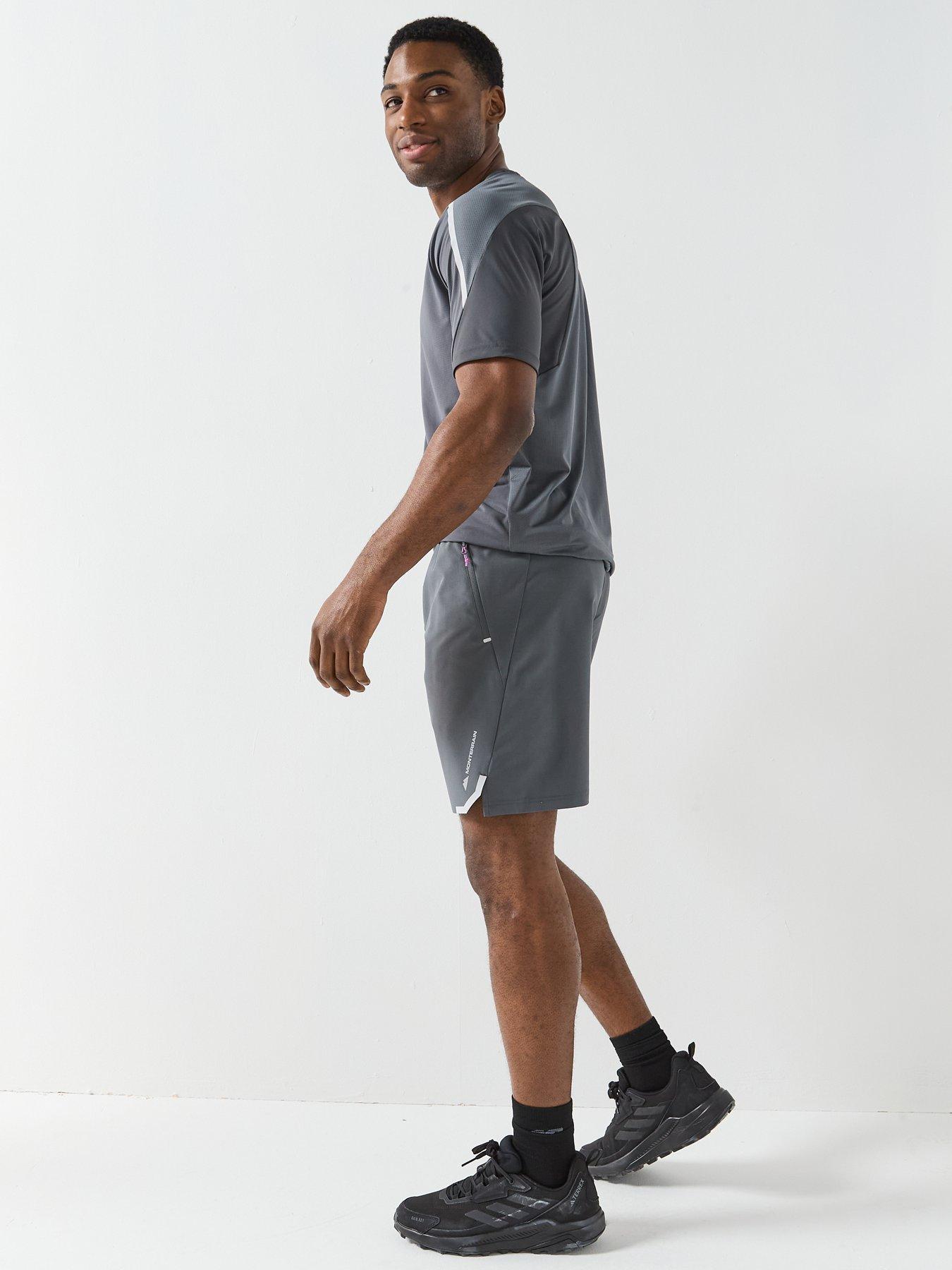 Image 5 of 5 of Monterrain Mens Defence Woven Shorts - Grey
