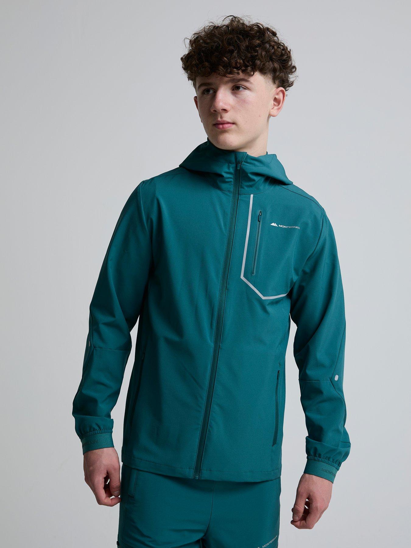 Monterrain: Kids Ramble 3.0 Woven Running Jacket - Green