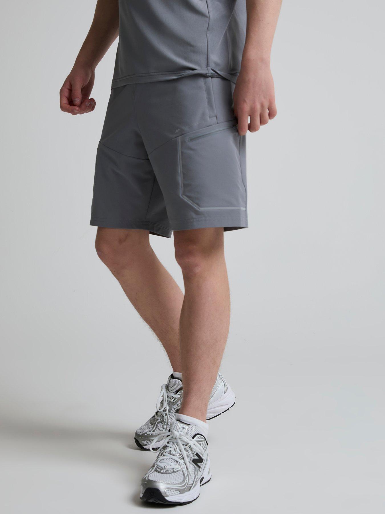Monterrain Kids Ramble 3.0 Woven Running Short - Grey