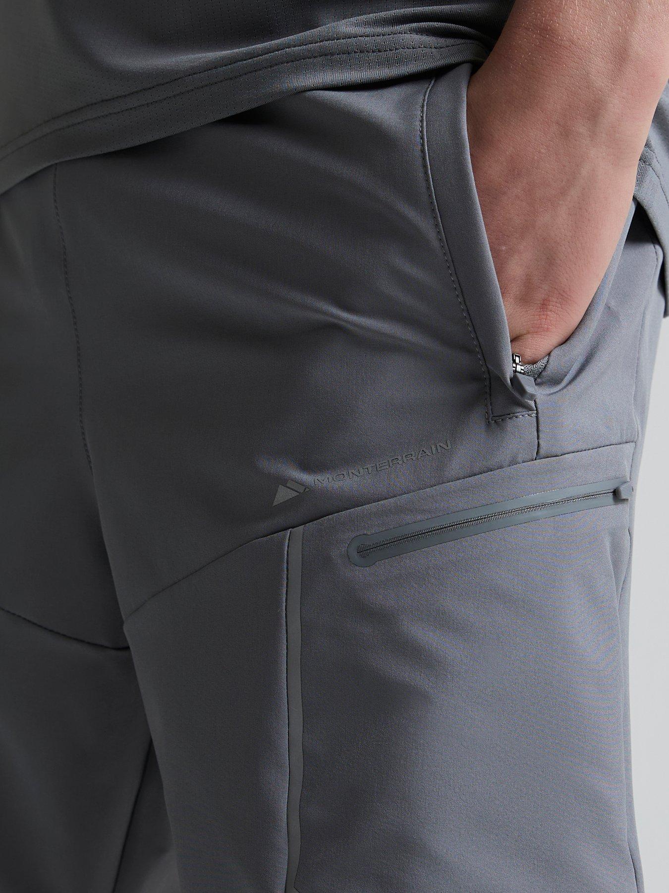 Image 4 of 5 of Monterrain Kids Ramble 3.0 Woven Running Short - Grey