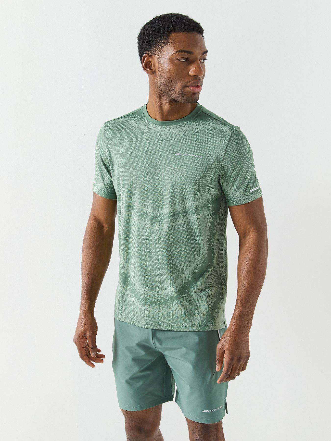 Monterrain Mens Vapor T-Shirt - Green