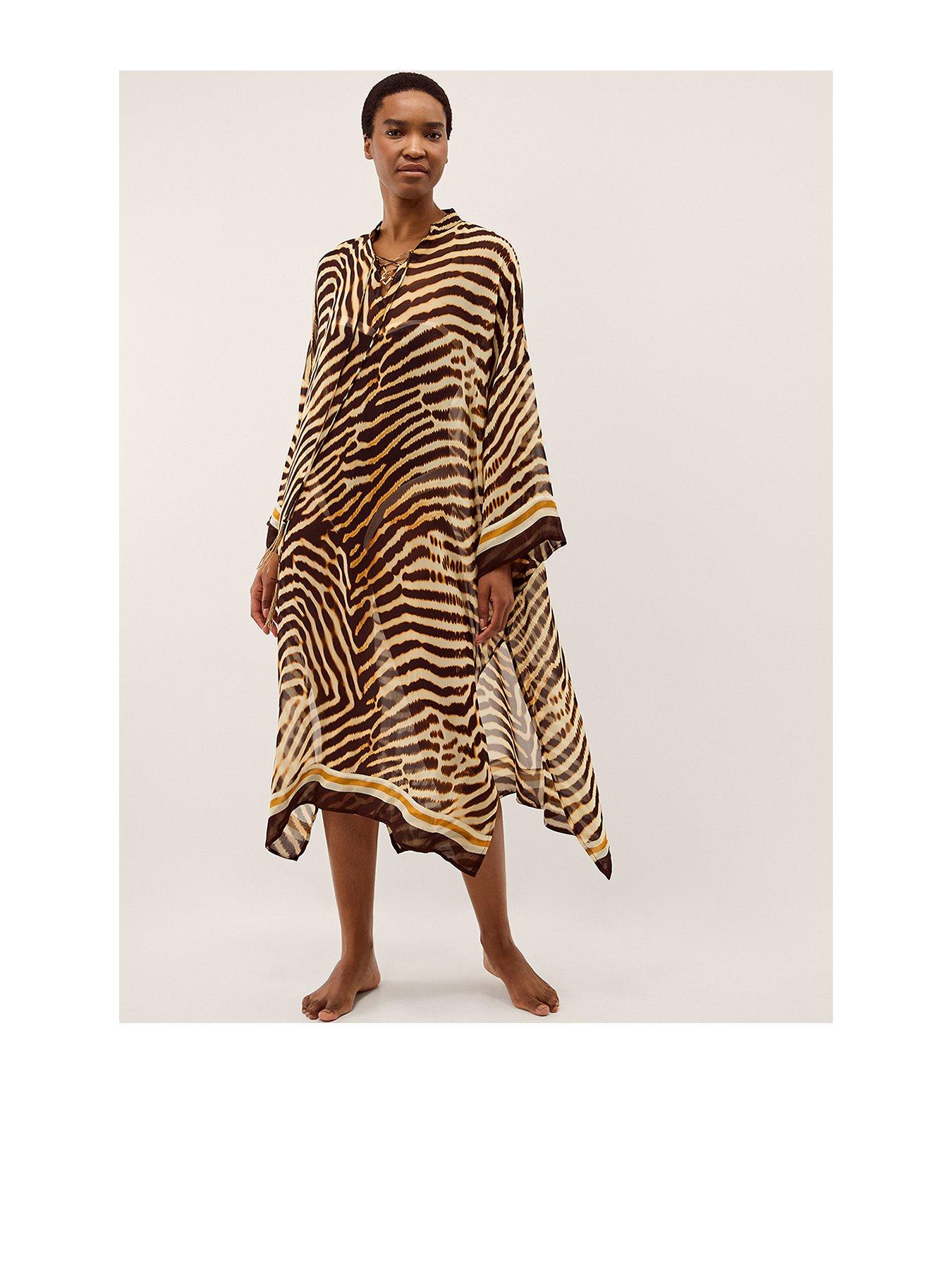 Monsoon Clarissa Animal Kaftan