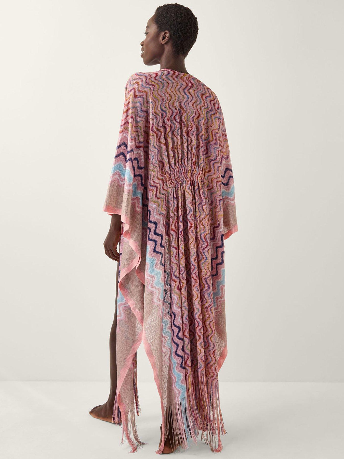 Image 2 of 5 of Monsoon Catia Zig Zag Cover Up - Multi