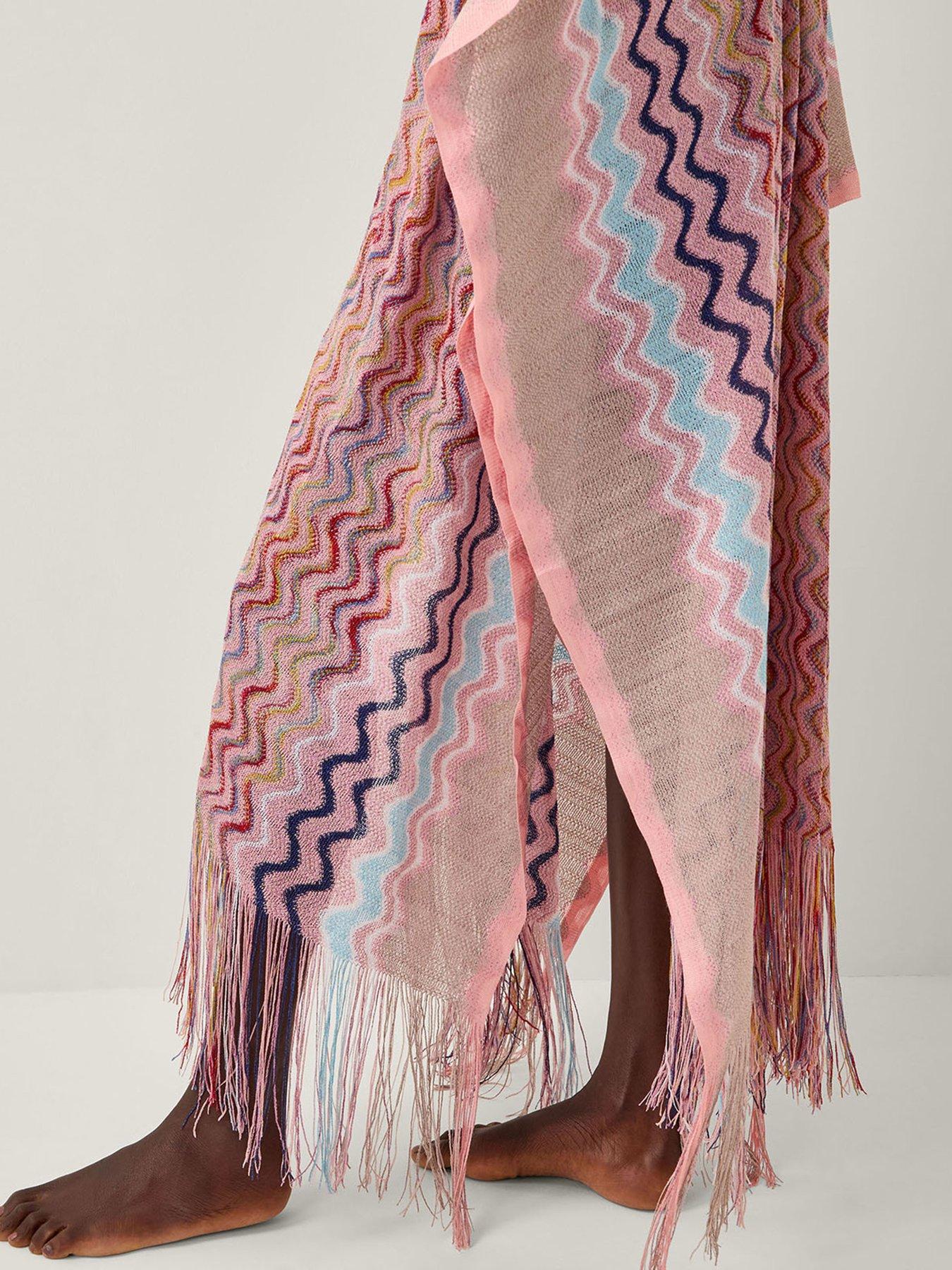 Image 3 of 5 of Monsoon Catia Zig Zag Cover Up - Multi
