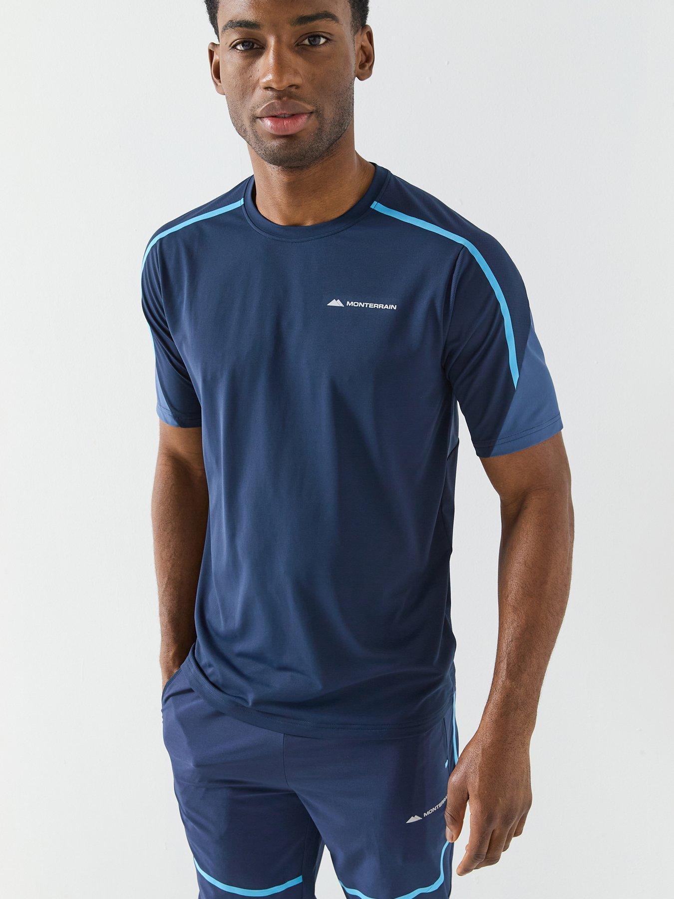 Monterrain Mens Defence T-Shirt - Blue