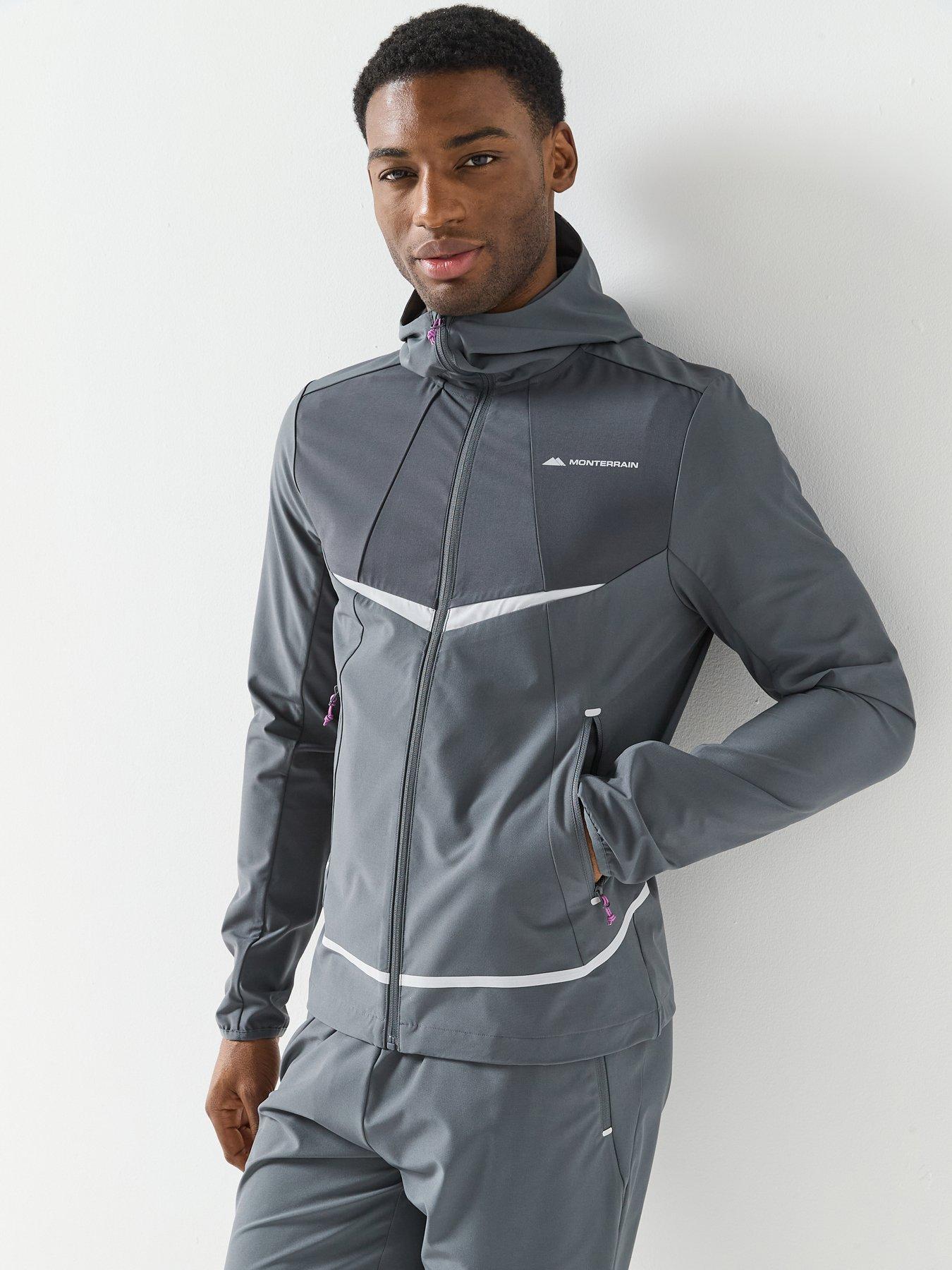 Monterrain Mens Defence Windrunner - Grey