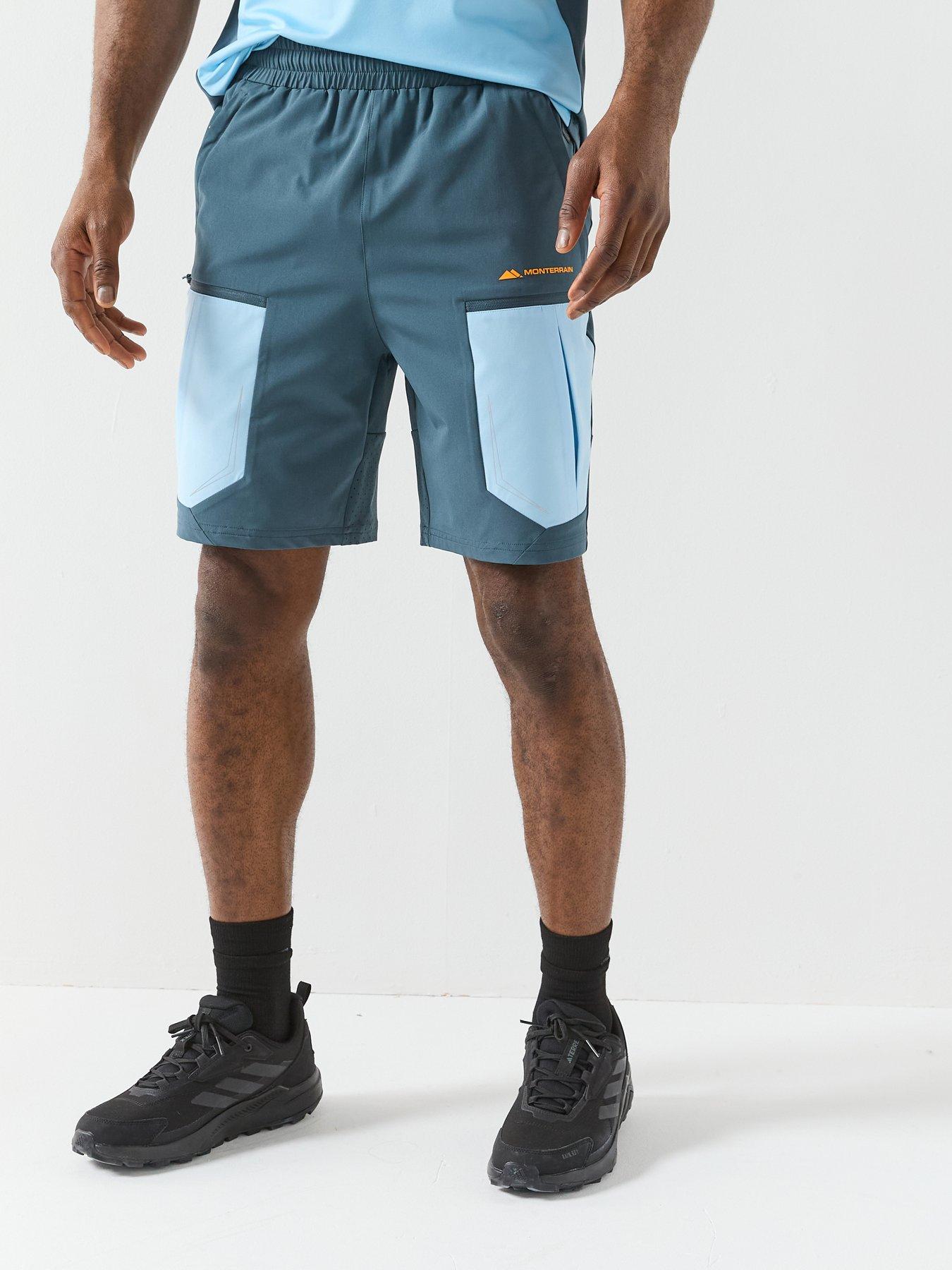 Monterrain Mens Orbit Woven Short - Blue