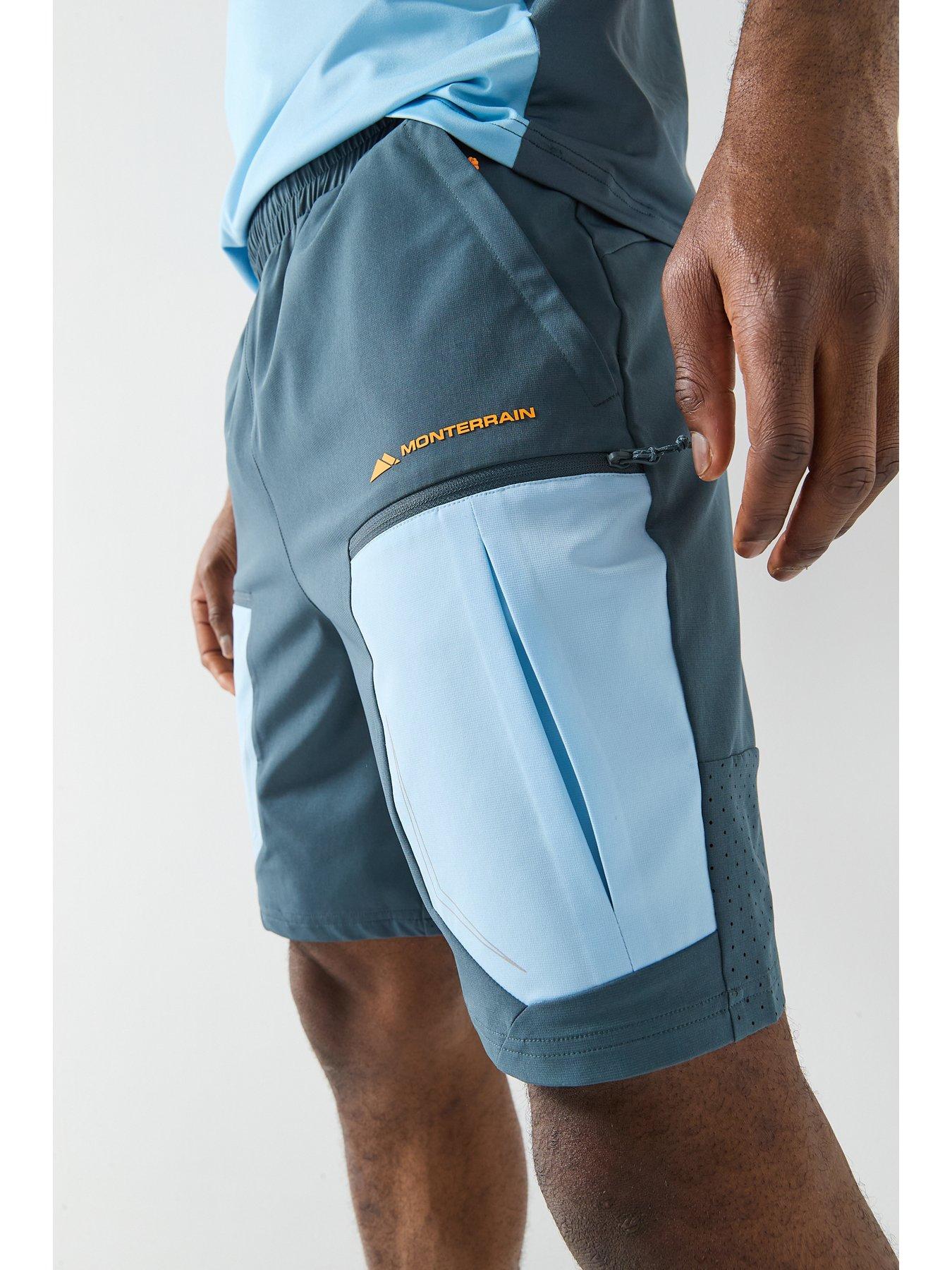 Image 4 of 6 of Monterrain Mens Orbit Woven Short - Blue