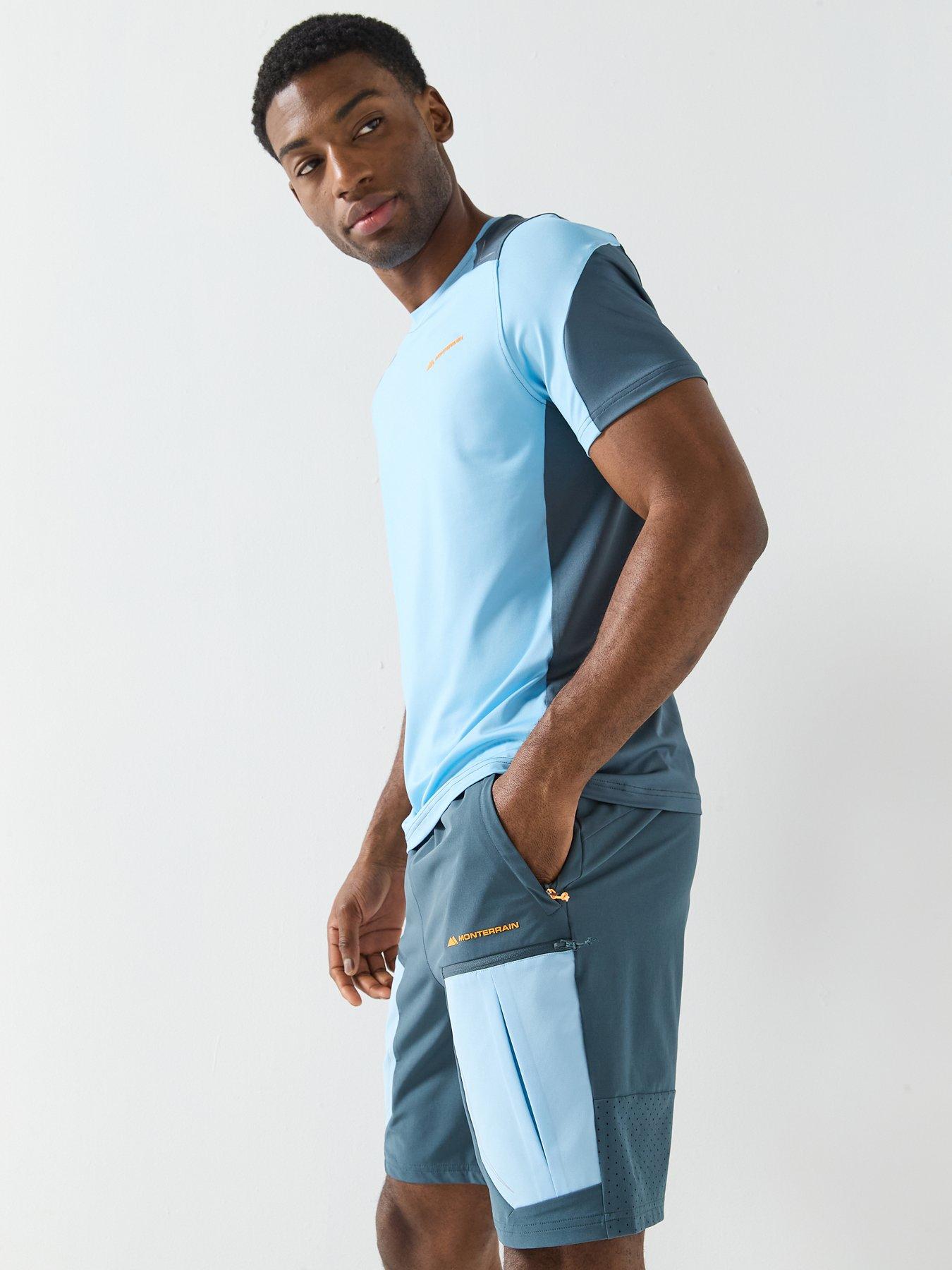 Image 5 of 6 of Monterrain Mens Orbit Woven Short - Blue