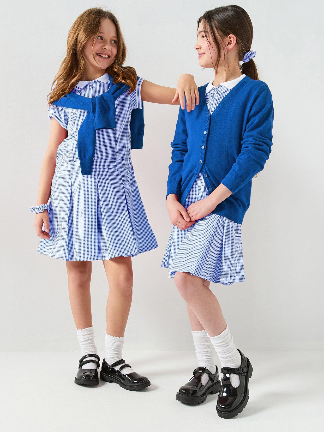 The Very Collection Blue Gingham School Dress