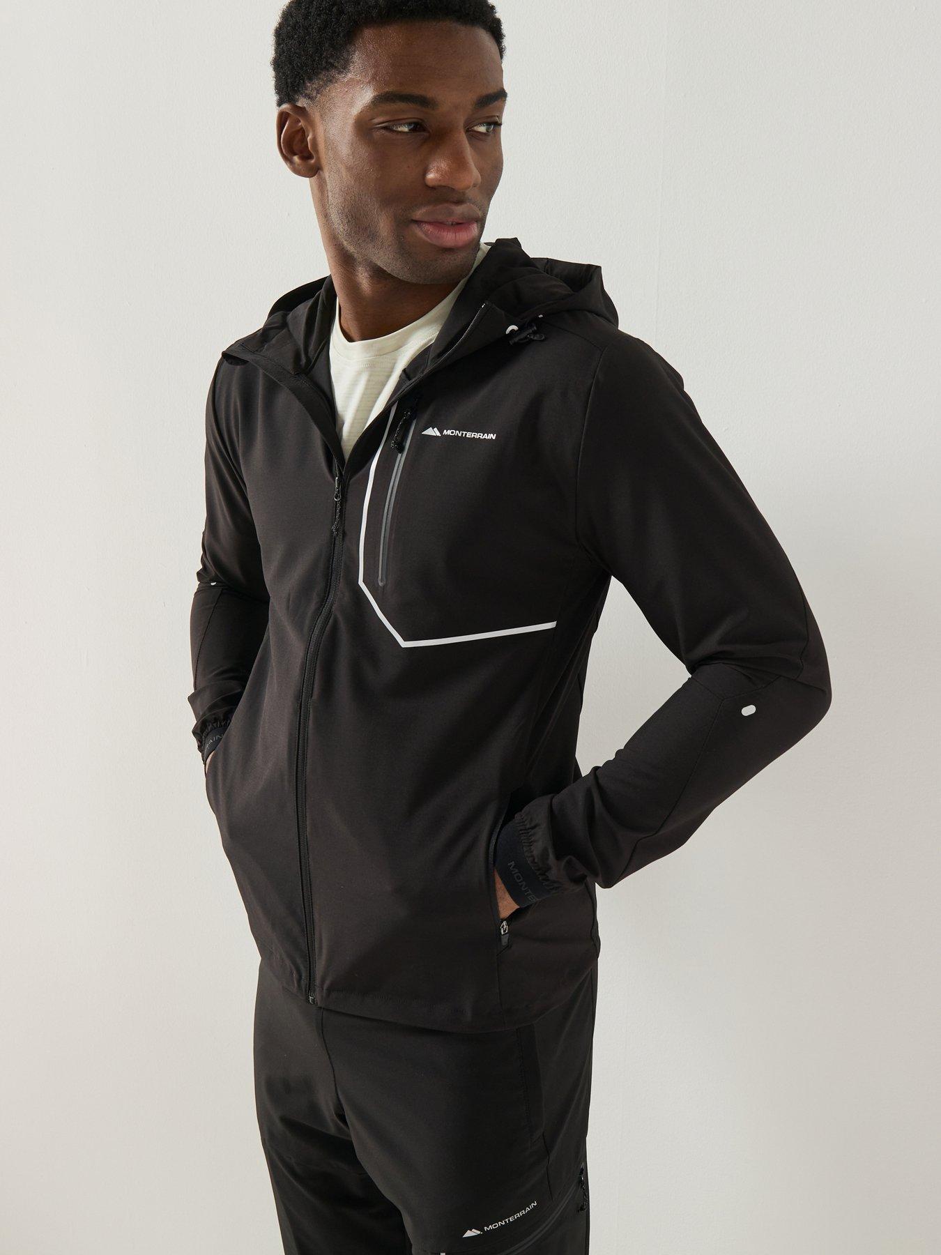 Monterrain Mens Ramble 3.0 Woven Hoodie - Black