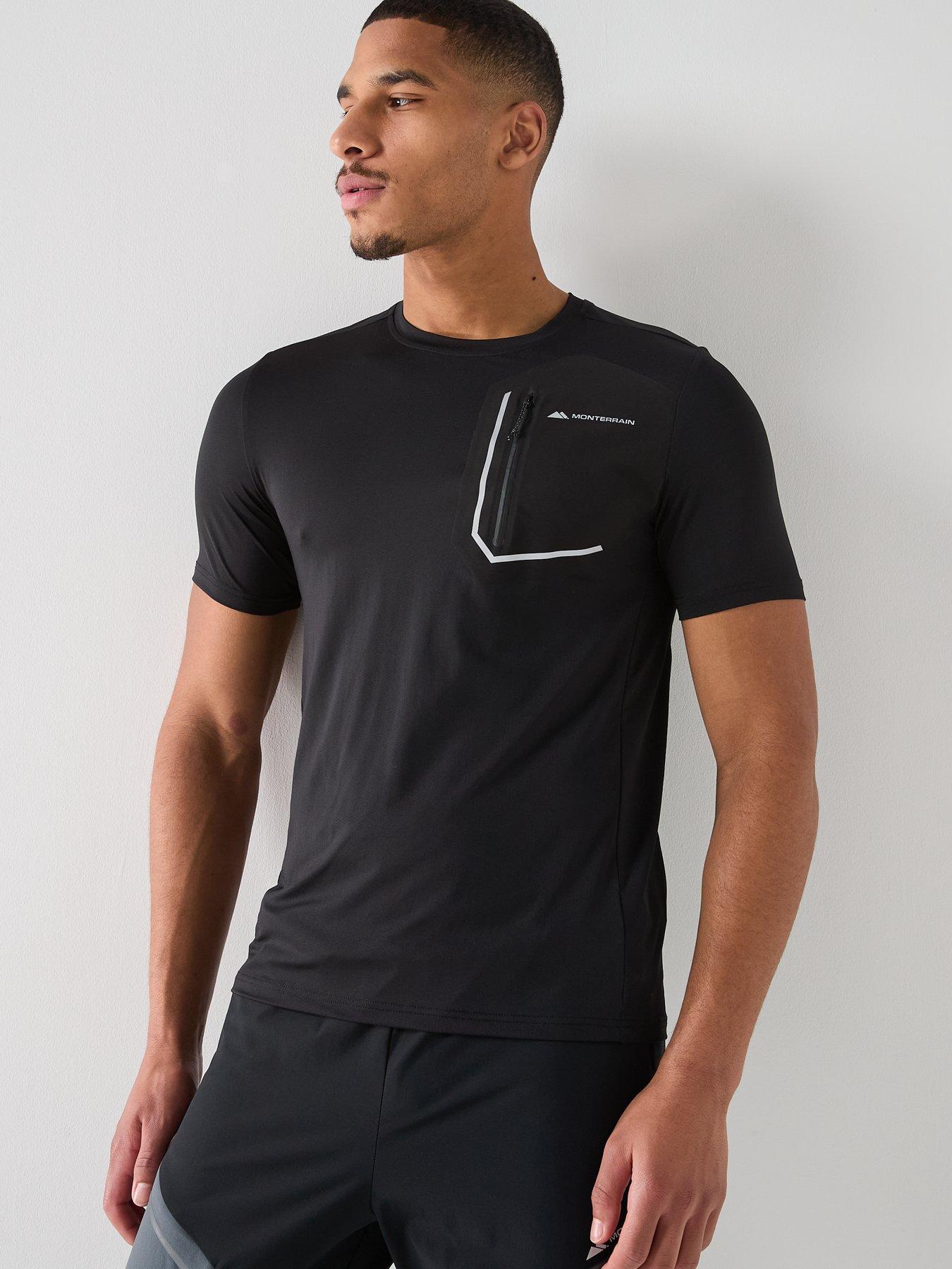 Image 1 of 4 of Monterrain Mens Ramble T-Shirt - Black