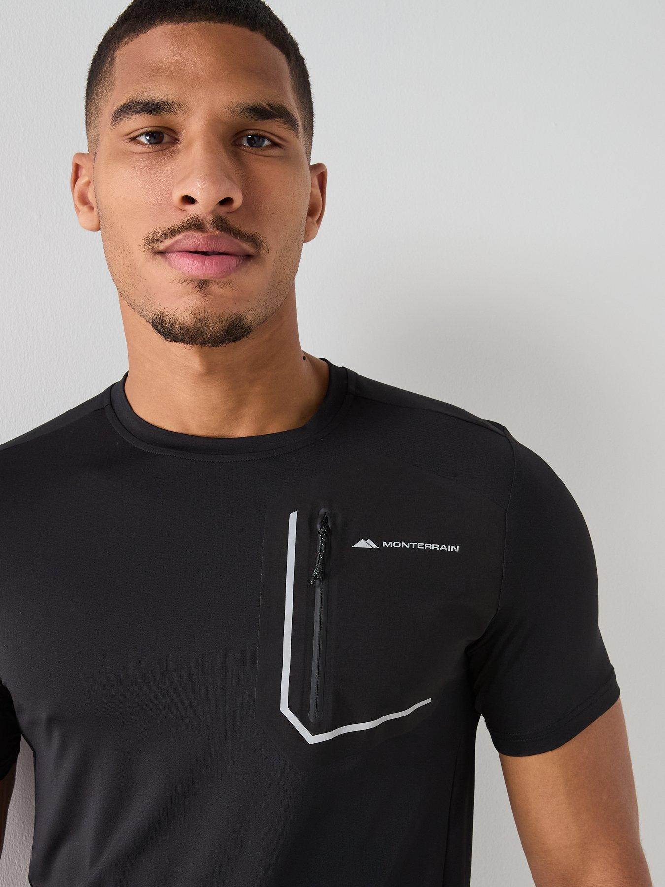 Image 4 of 4 of Monterrain Mens Ramble T-Shirt - Black