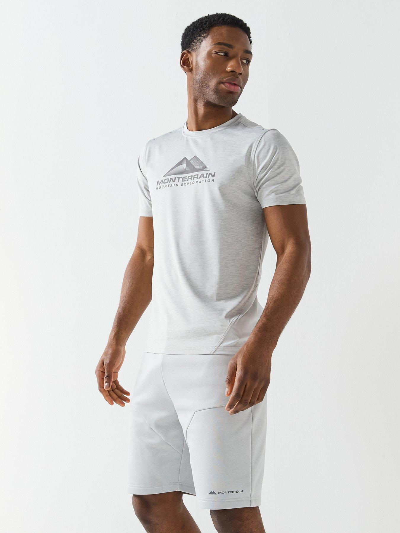Monterrain Mens Speed 2.0 Poly T-Shirt - Grey