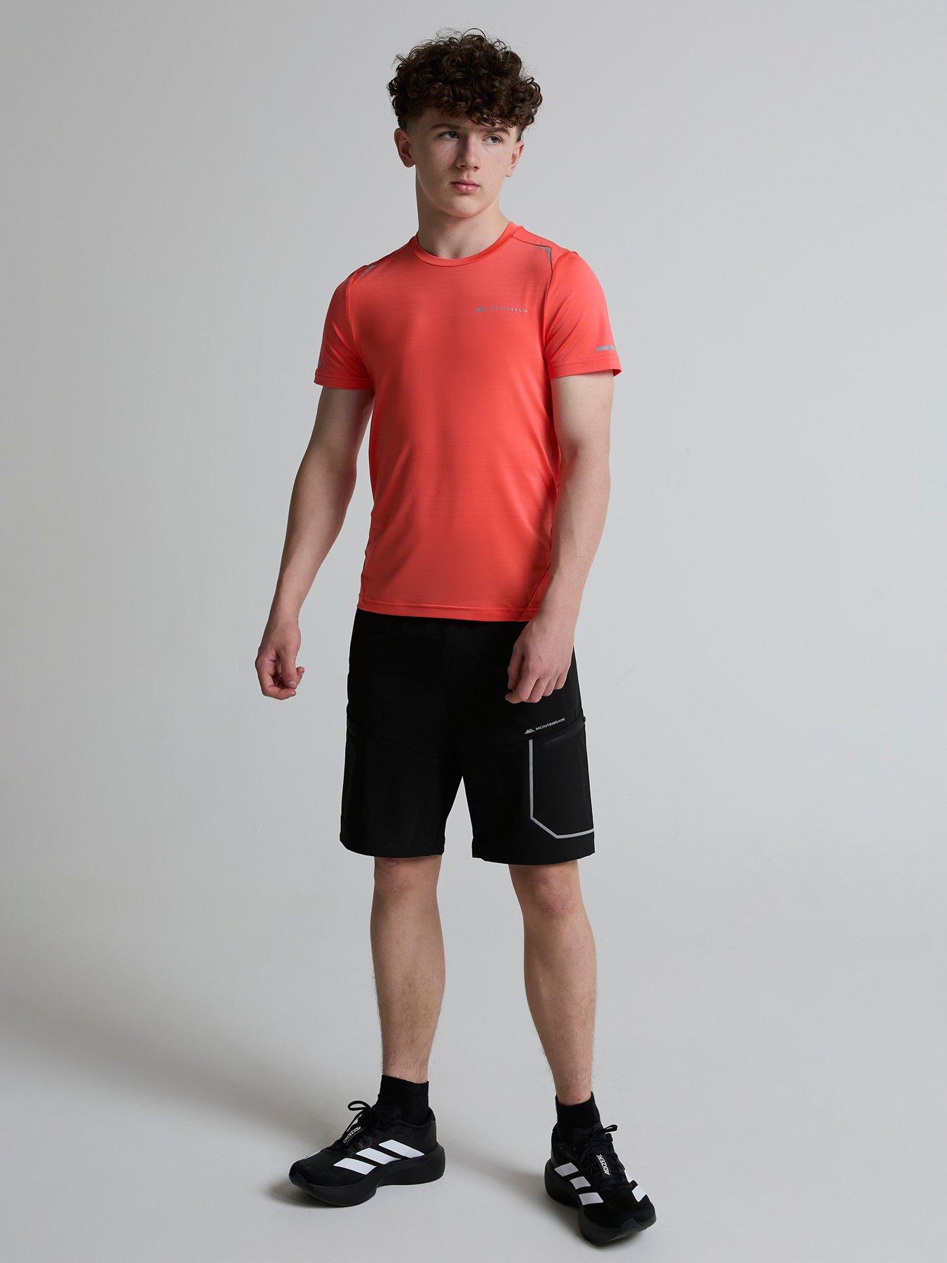 Image 3 of 5 of Monterrain Kids Bolt 2.0 Space Dye T-Shirt - Red