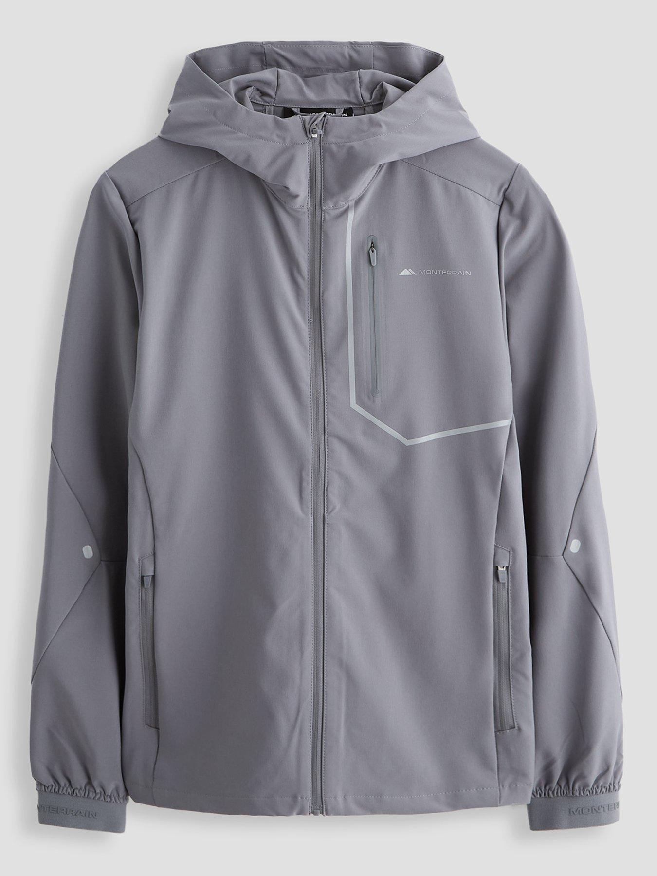 Monterrain Kids Ramble 3.0 Woven Running Jacket - Grey