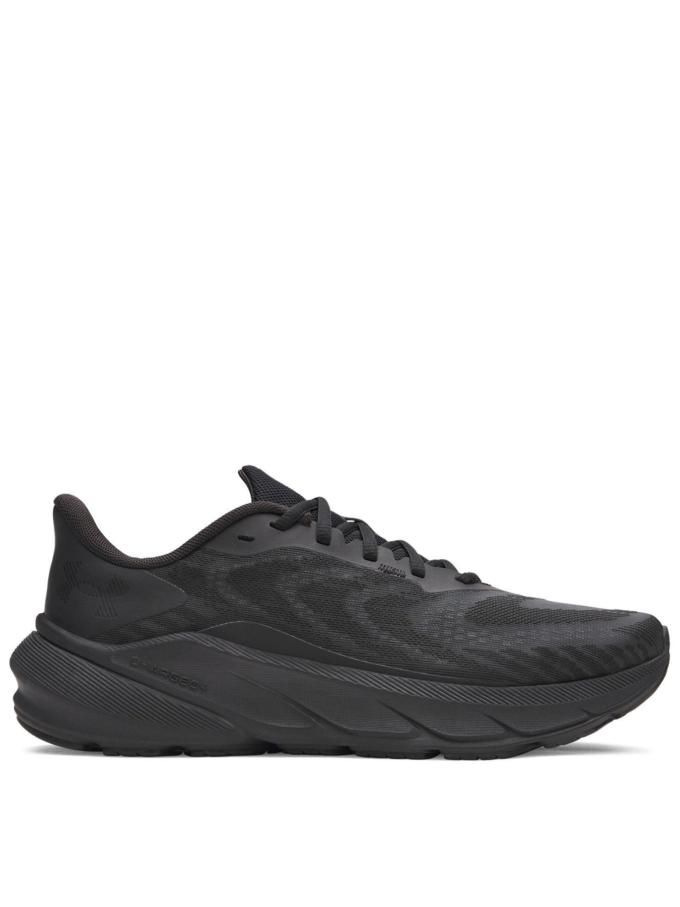UNDER ARMOUR Mens Running Turbulence Trainers - Black
