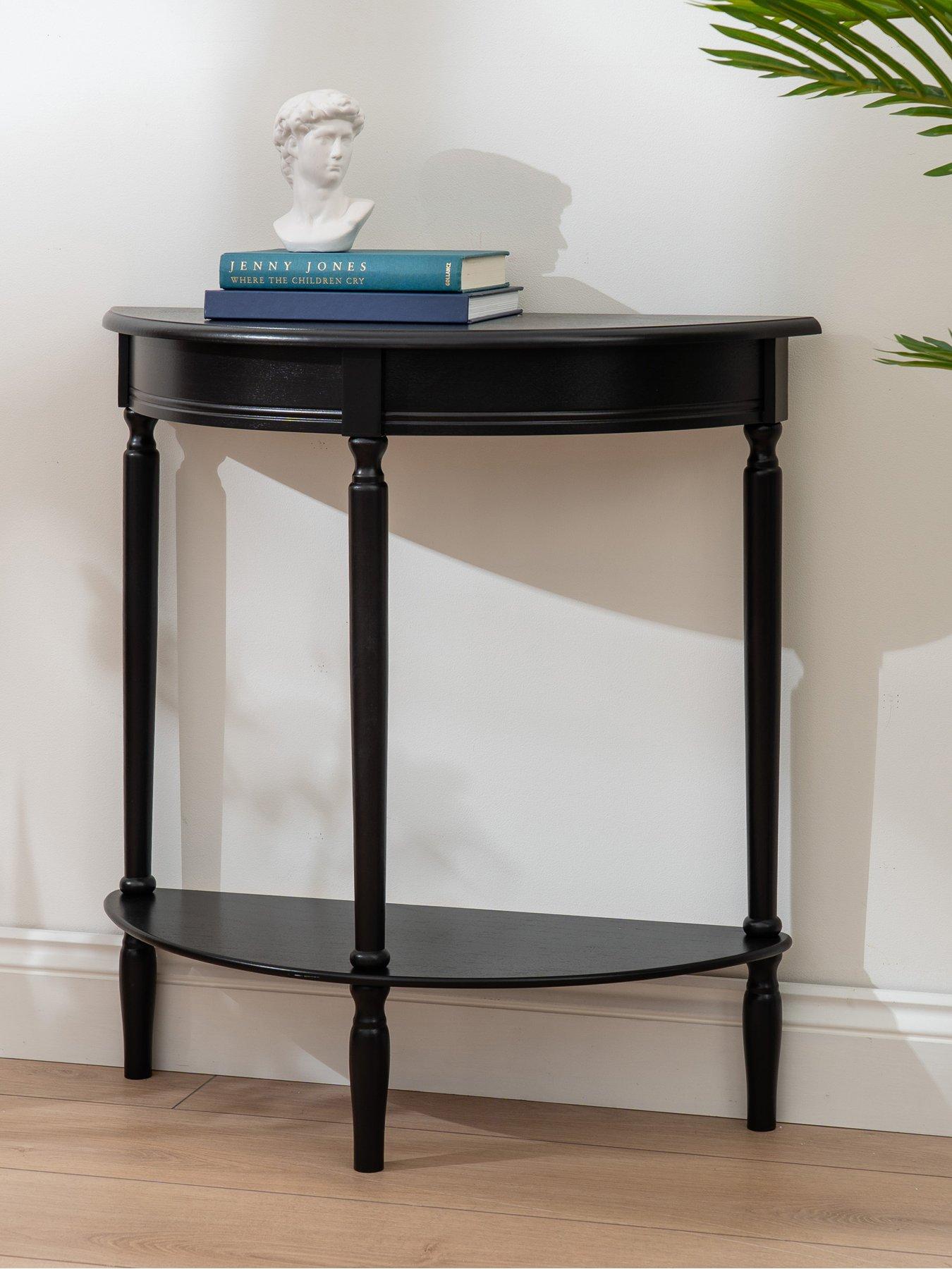 Scottish Everlastings Black Console /hall Table