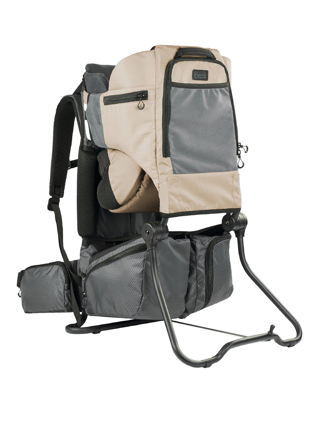 Image 1 of 7 of Babymoov Moov & Hike Dune Hiking Trek Baby Carrier & Raincover Bundle Set up to 18kg