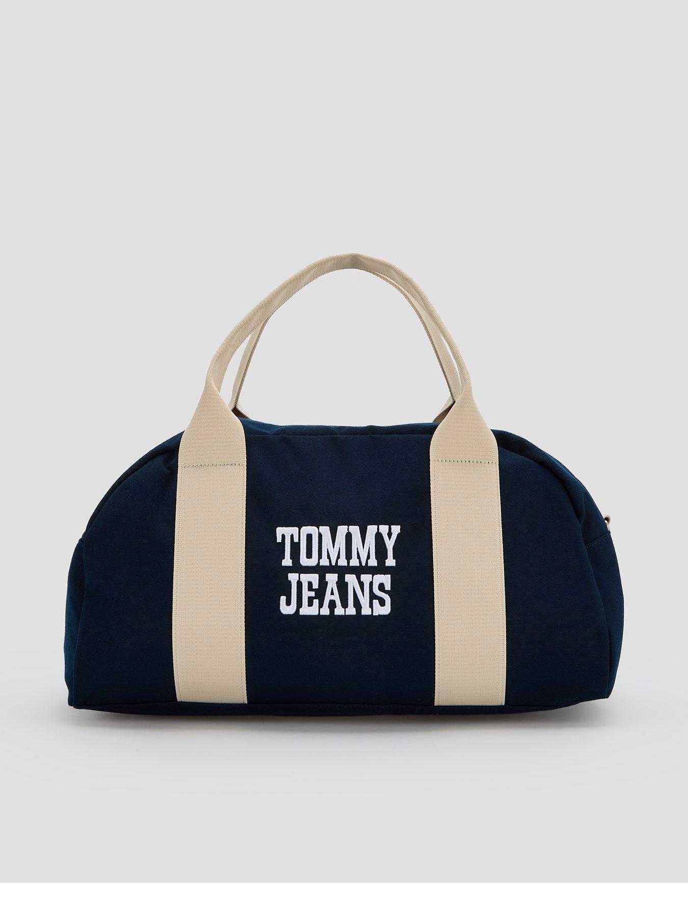 Image 1 of 5 of Tommy Jeans Bold Varsity Duffle Bag - Navy