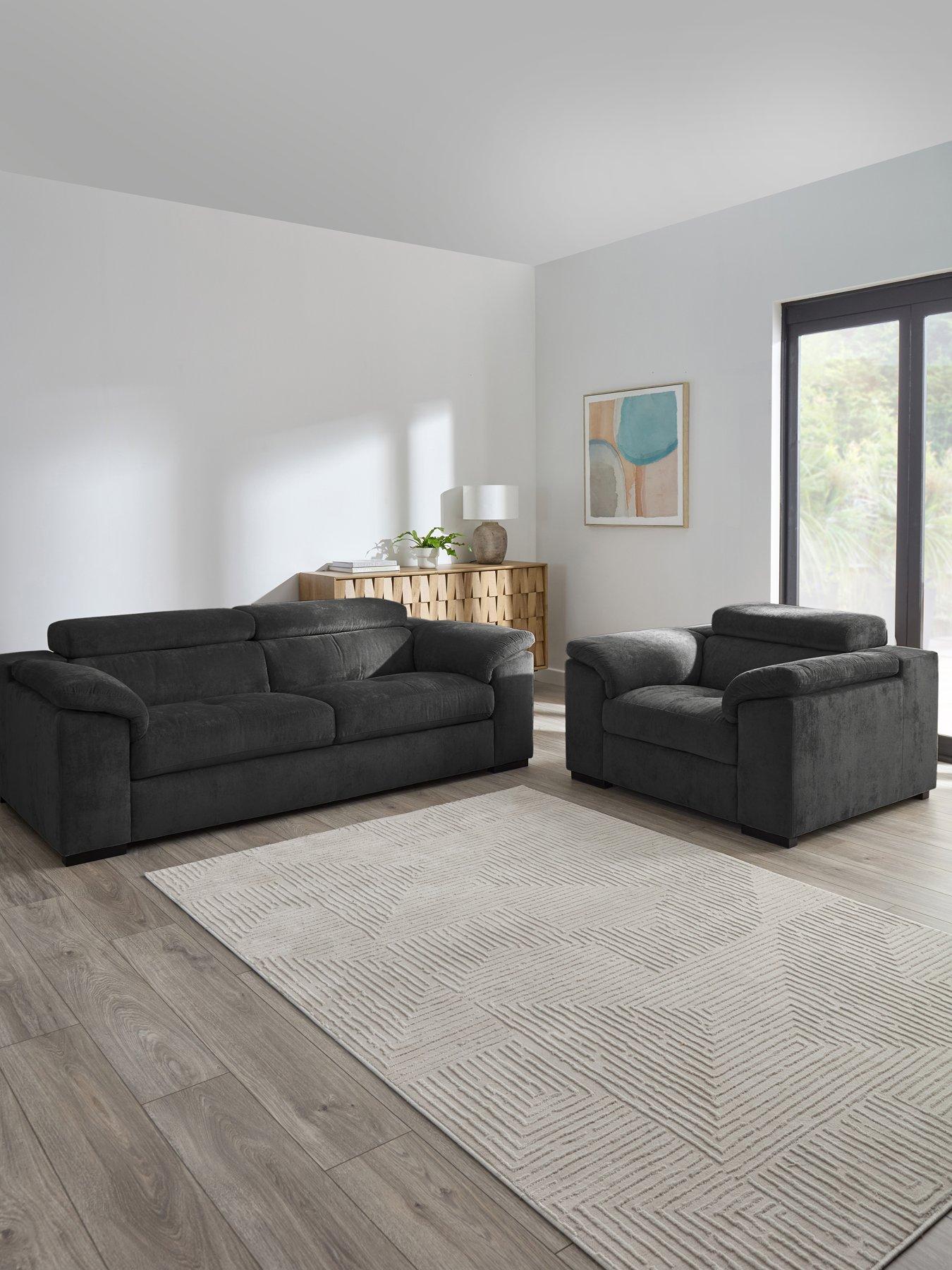 The Very Collection Brady 3 Seater Sofa + Chair