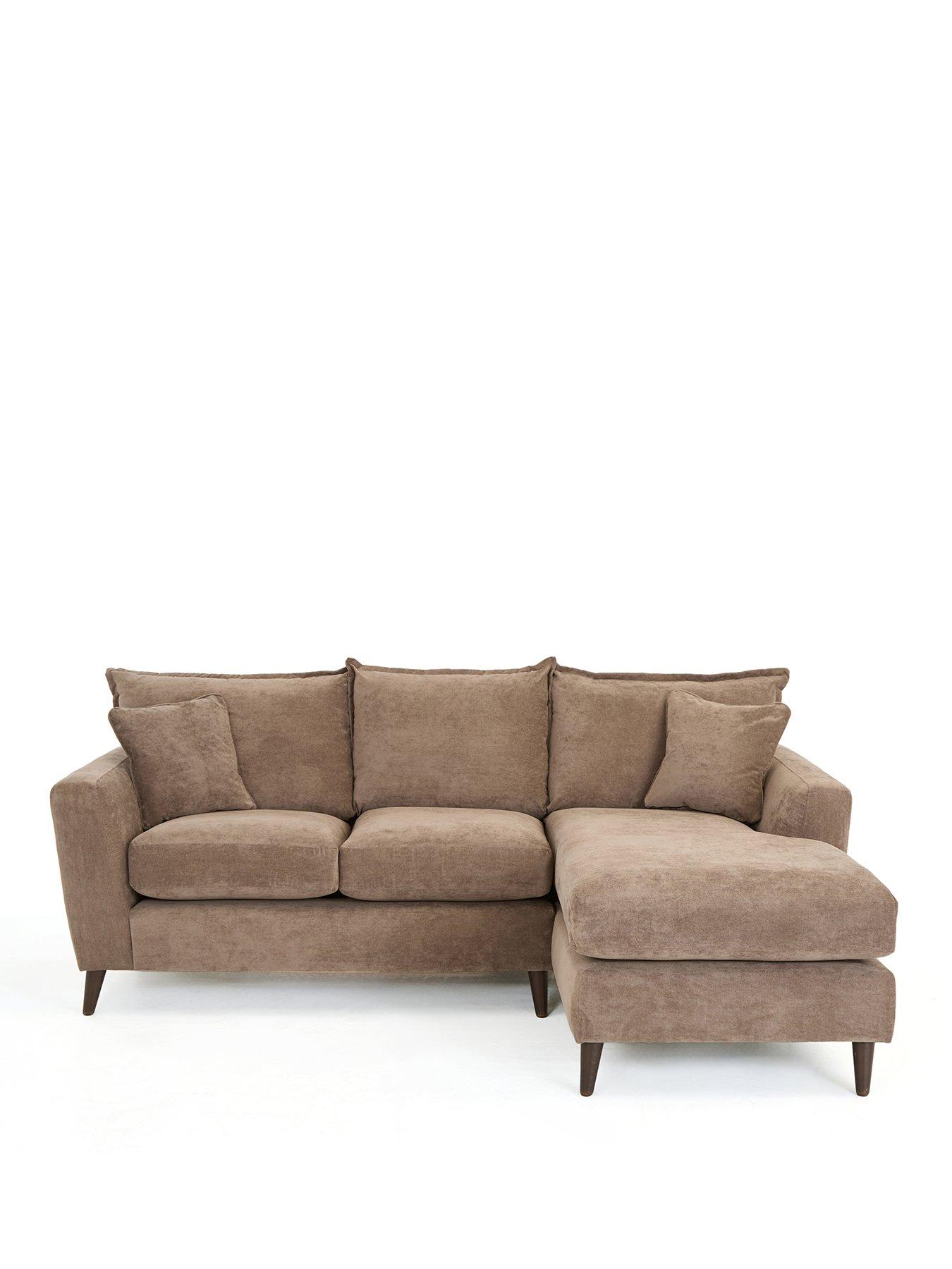 Image 2 of 7 of The Very Collection Bakerloo Right Hand 3 Seater Fabric Chaise&nbsp;- Made to Order in the UK