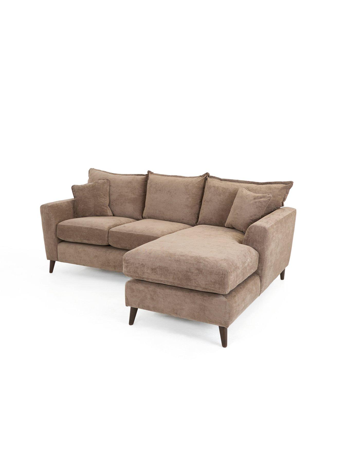 Image 3 of 7 of The Very Collection Bakerloo Right Hand 3 Seater Fabric Chaise&nbsp;- Made to Order in the UK