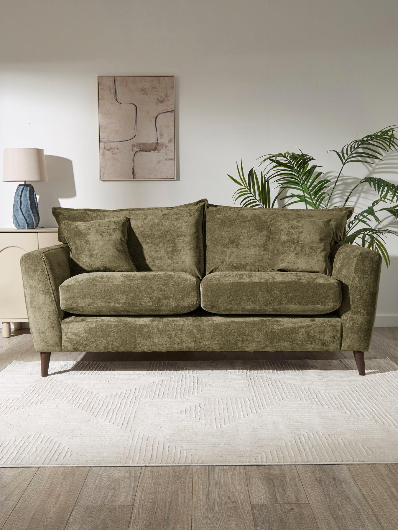The Very Collection Bakerloo Fabric 3 Seater Fabric Sofa - Made to Order in the UK