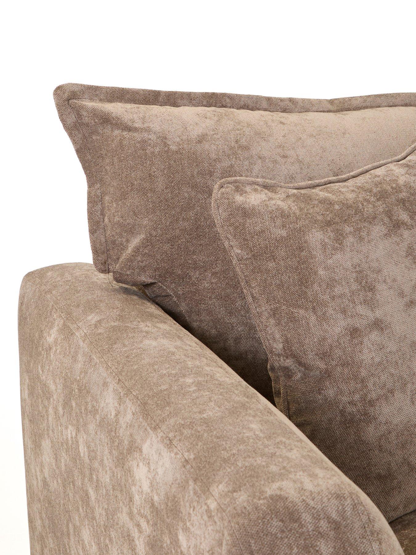 Image 4 of 7 of The Very Collection Bakerloo Fabric 3 Seater Fabric Sofa