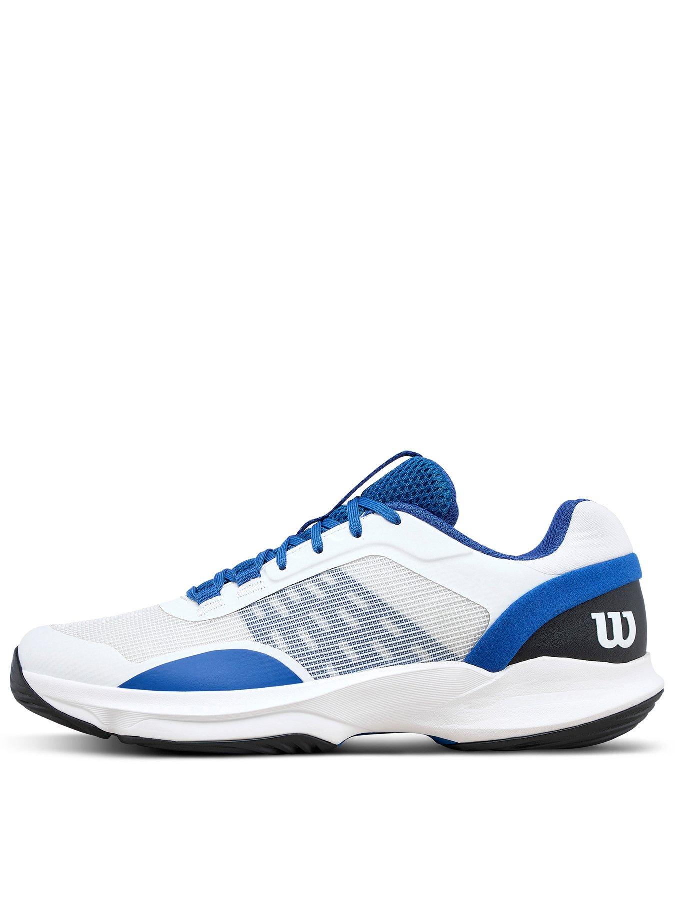 Wilson Mens Padel Hurakn Pro V2 Shoes - White/blue