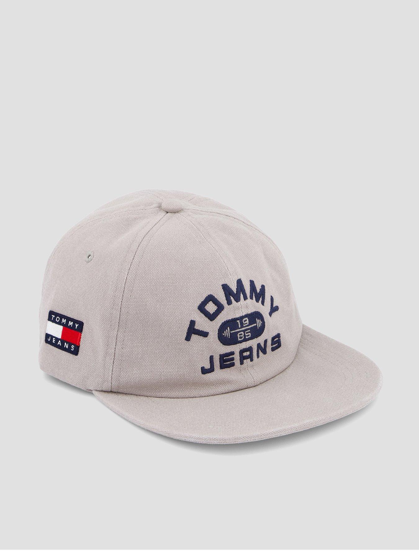 Image 1 of 4 of Tommy Jeans World Gym Graphic Cap - Grey