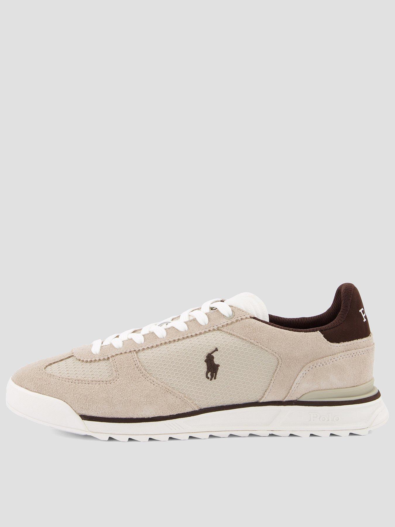 Polo Ralph Lauren Varick Suede/Leather/Nylon Sneakers - Beige