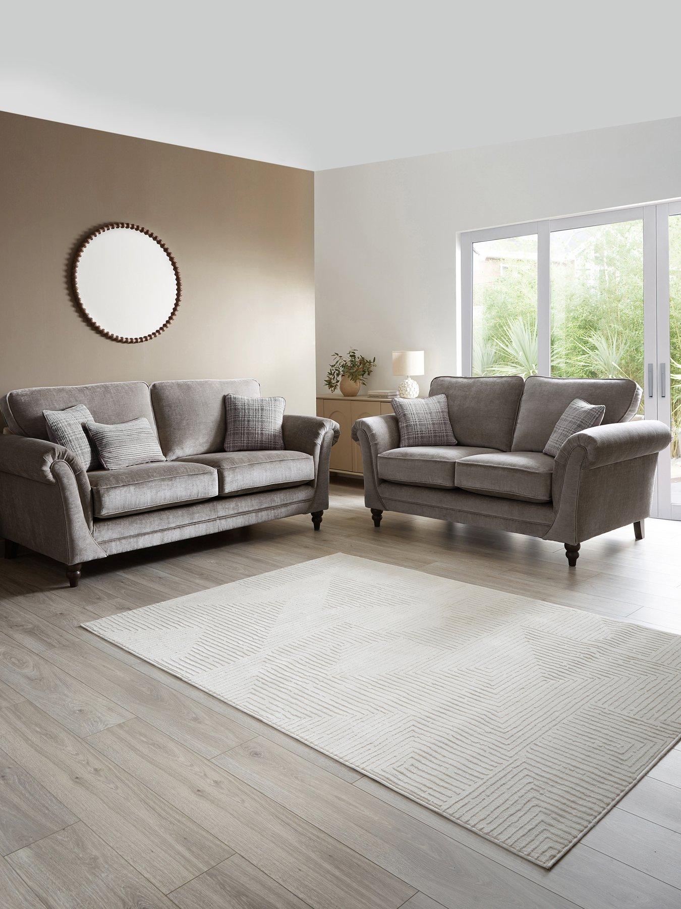 The Very Collection Highgate 3 + 2 Seater Fabric Sofa Set