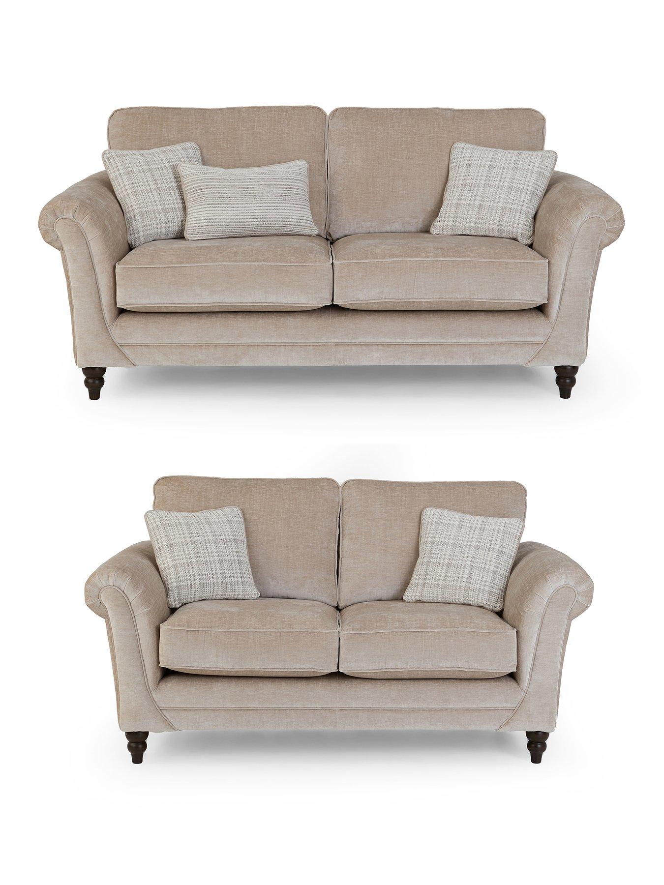 Image 2 of 6 of The Very Collection Highgate 3 + 2 Seater Fabric Sofa Set (Buy &amp; SAVE!)&nbsp;- Made to Order in the UK