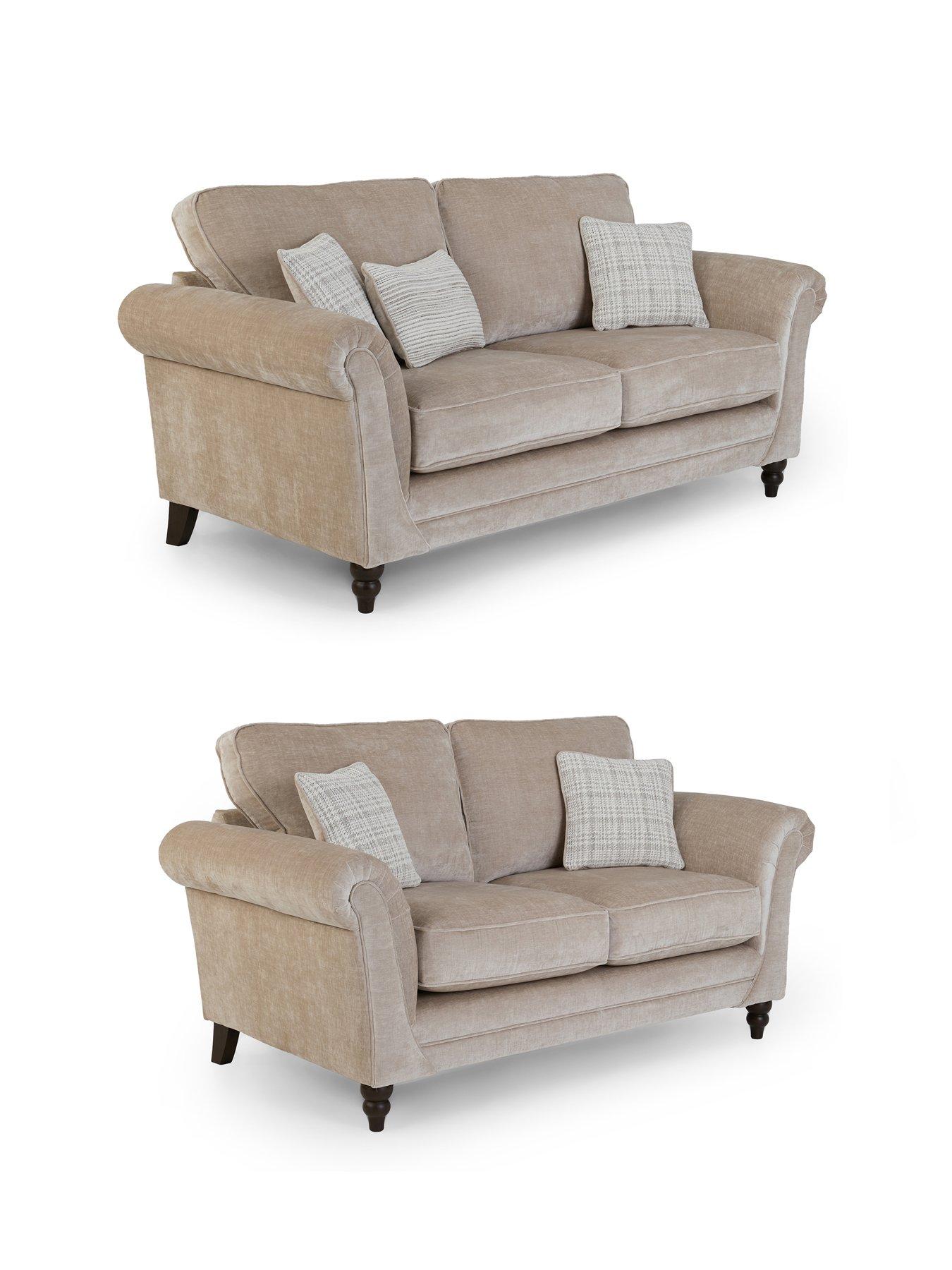 Image 3 of 6 of The Very Collection Highgate 3 + 2 Seater Fabric Sofa Set (Buy &amp; SAVE!)&nbsp;- Made to Order in the UK