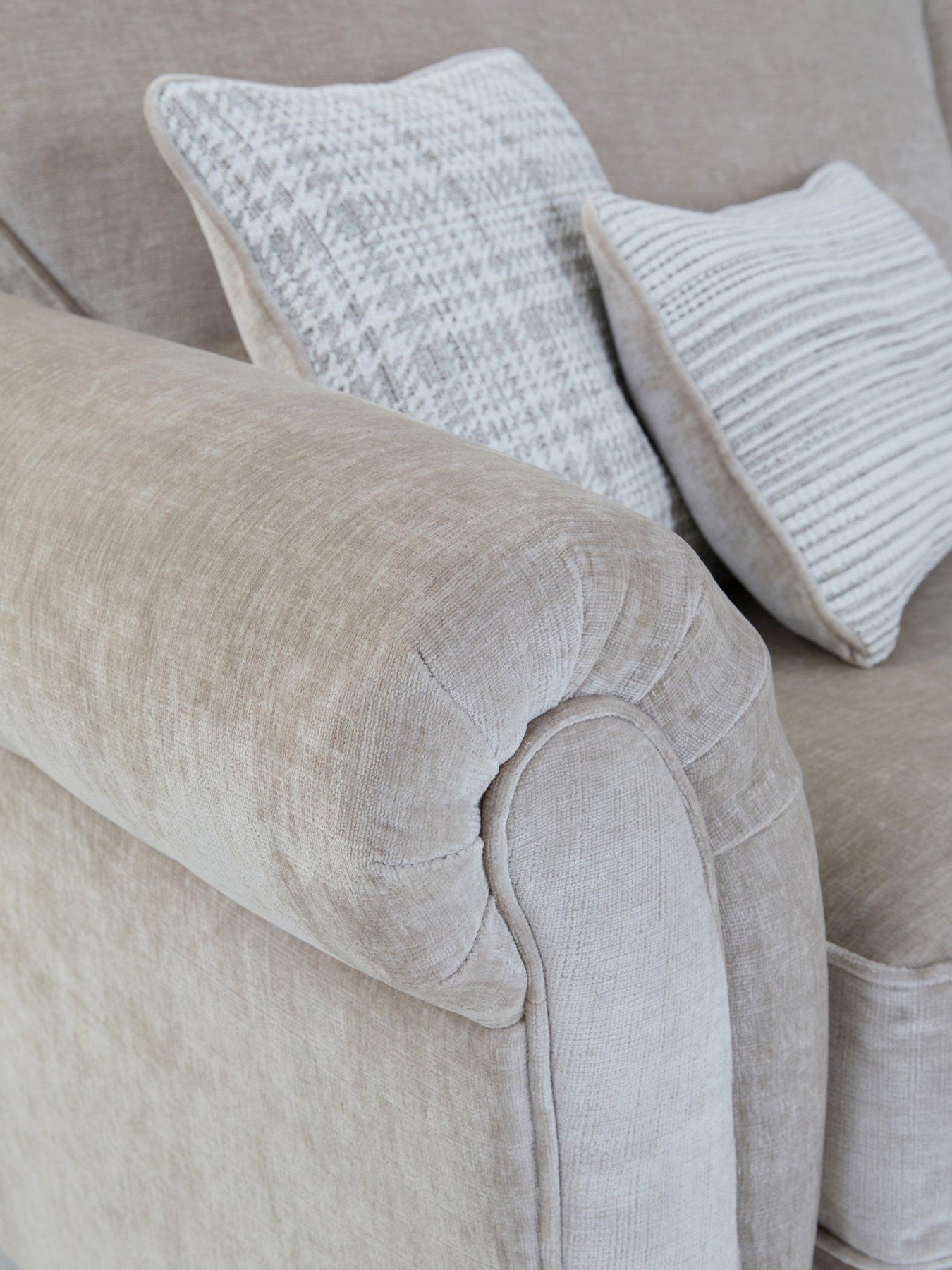 Image 4 of 6 of The Very Collection Highgate 3 Seater Fabric Sofa + Footstool Set