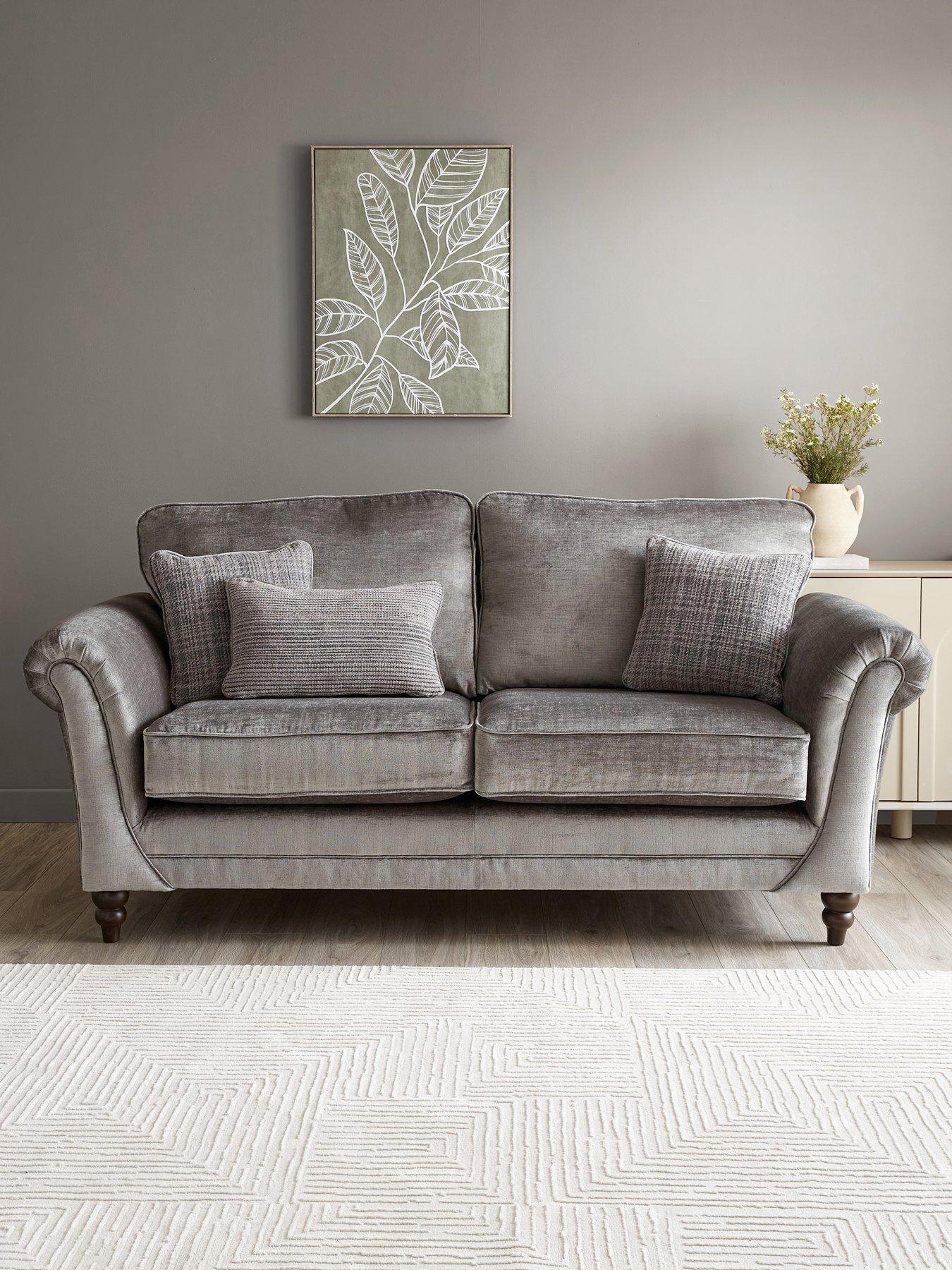 The Very Collection Highgate 3 Seater Fabric Sofa