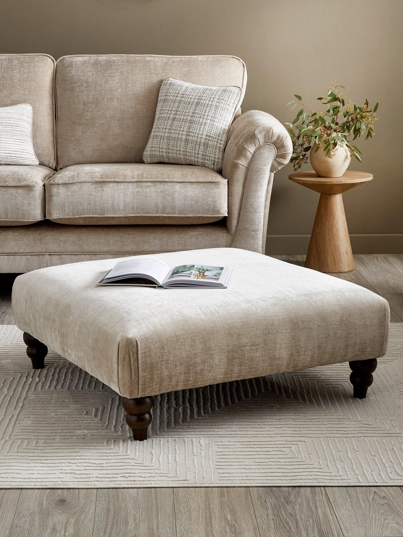 The Very Collection Highgate Fabric Footstool