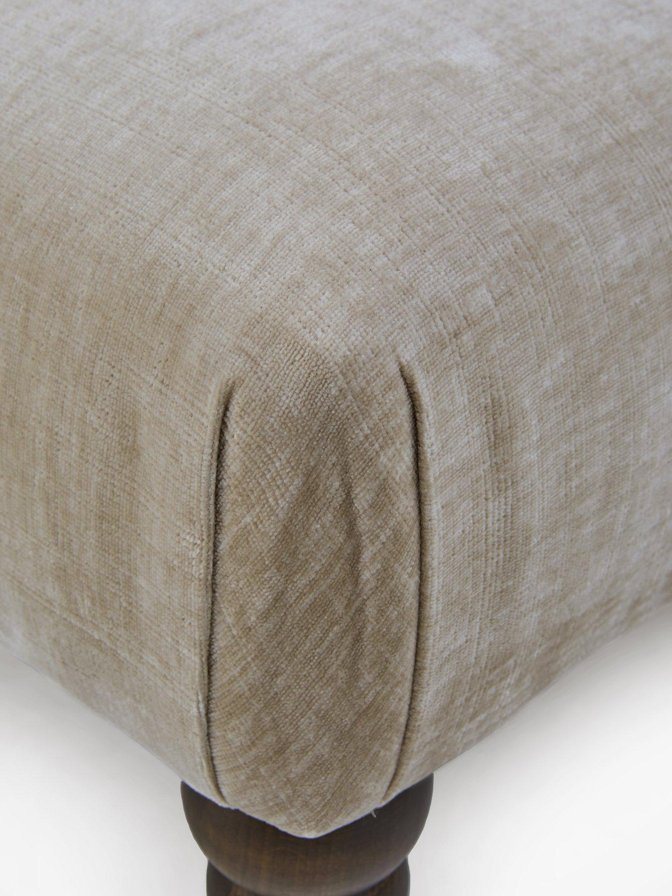 Image 6 of 6 of The Very Collection Highgate Fabric Footstool&nbsp;- Made to Order in the UK