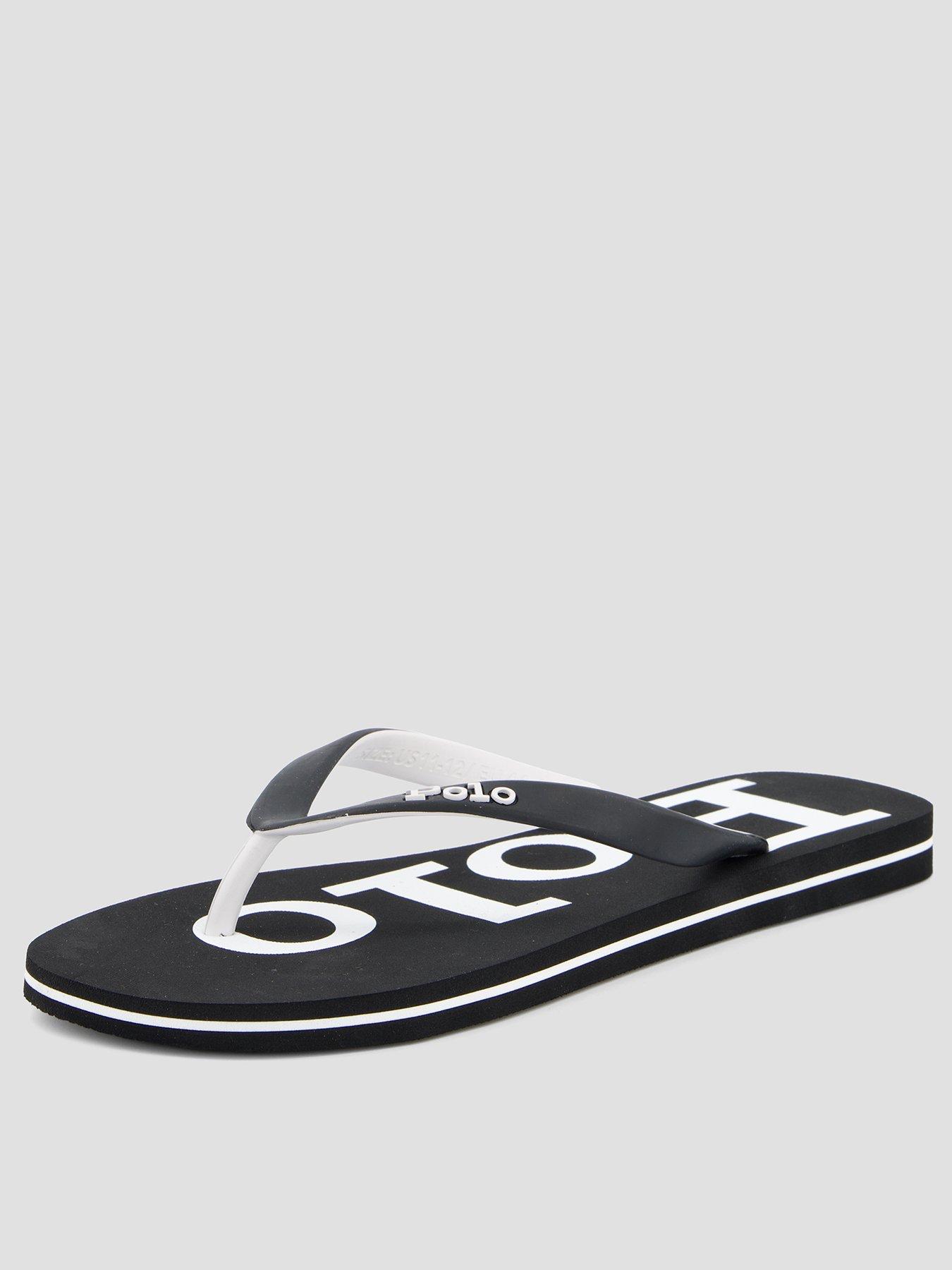 Polo Ralph Lauren Bolt Flip Flops - Black
