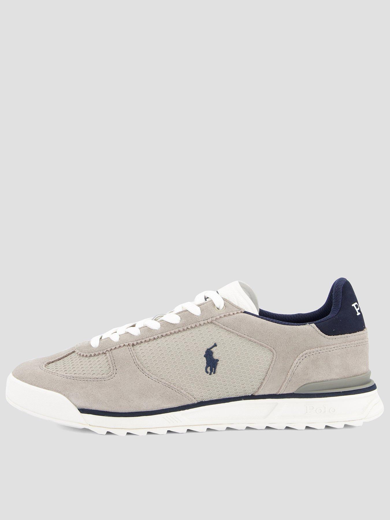 Polo Ralph Lauren Varick Suede/Leather/Nylon Trainers - Beige