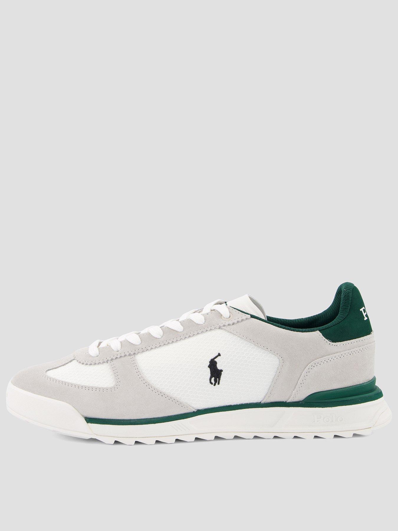 Polo Ralph Lauren Varick Suede/Leather/Nylon Trainers - White