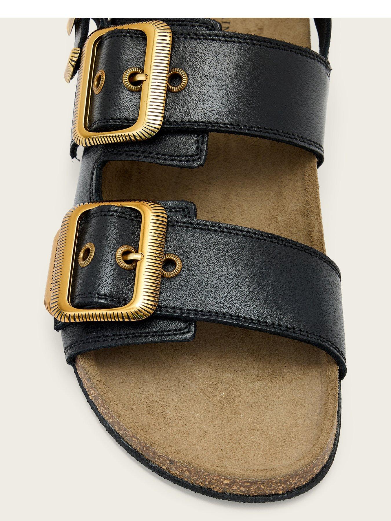 Image 4 of 5 of AllSaints Staffa Sandal - Black