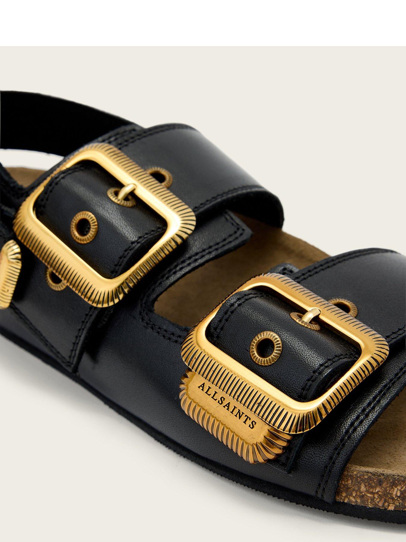 Image 5 of 5 of AllSaints Staffa Sandal - Black