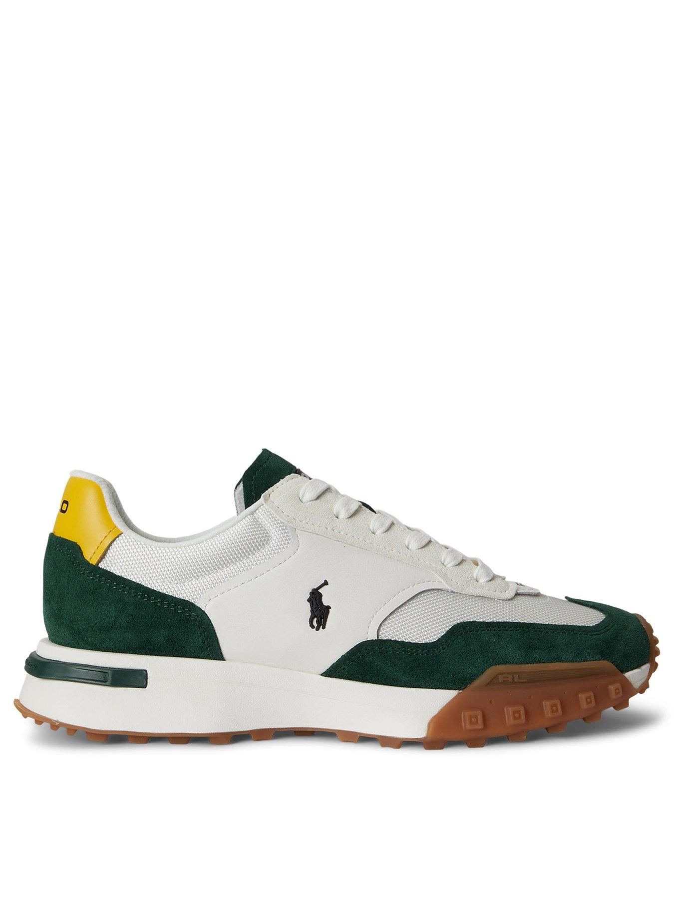 Polo Ralph Lauren Eldridge Leather/Suede Sneakers - White