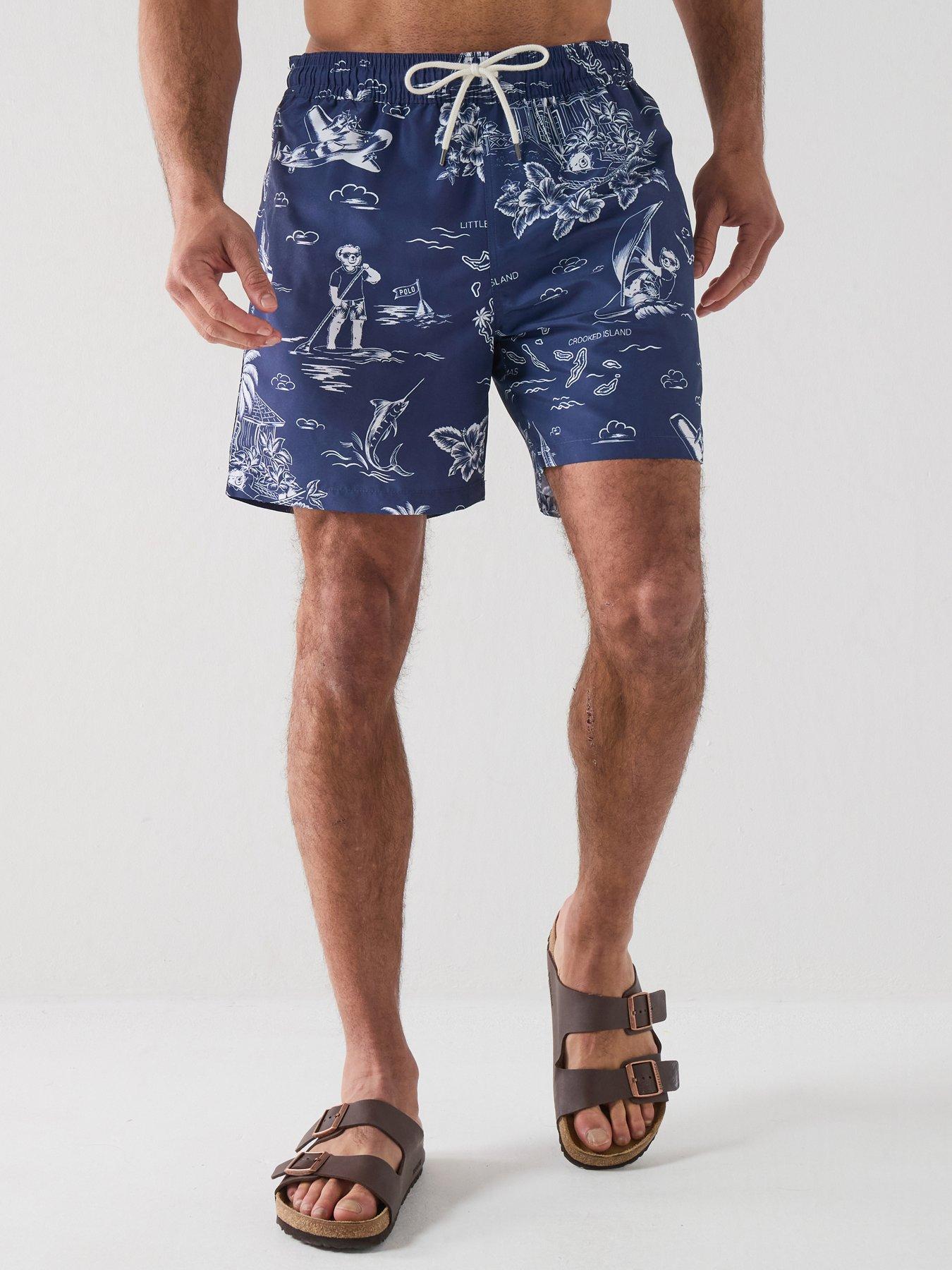 Polo Ralph Lauren Harbour Island Bear Swim Shorts - Navy